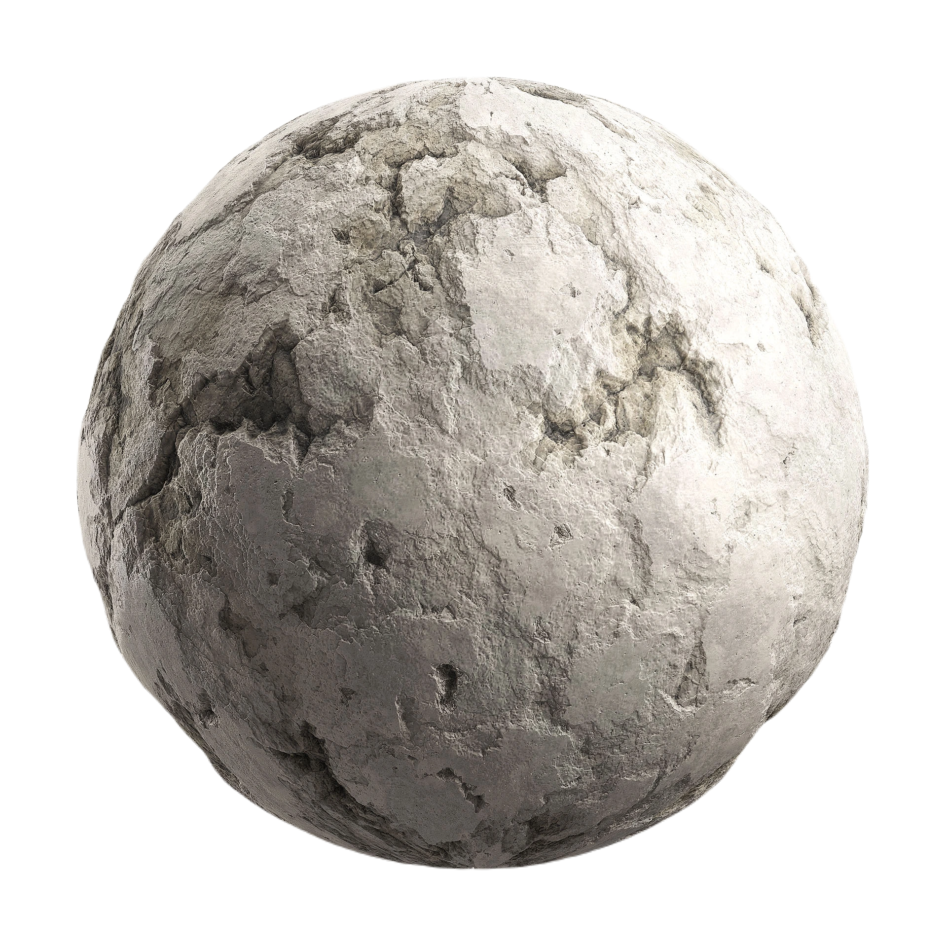 侵蚀白色岩石3 CGAxis eroded white rock
