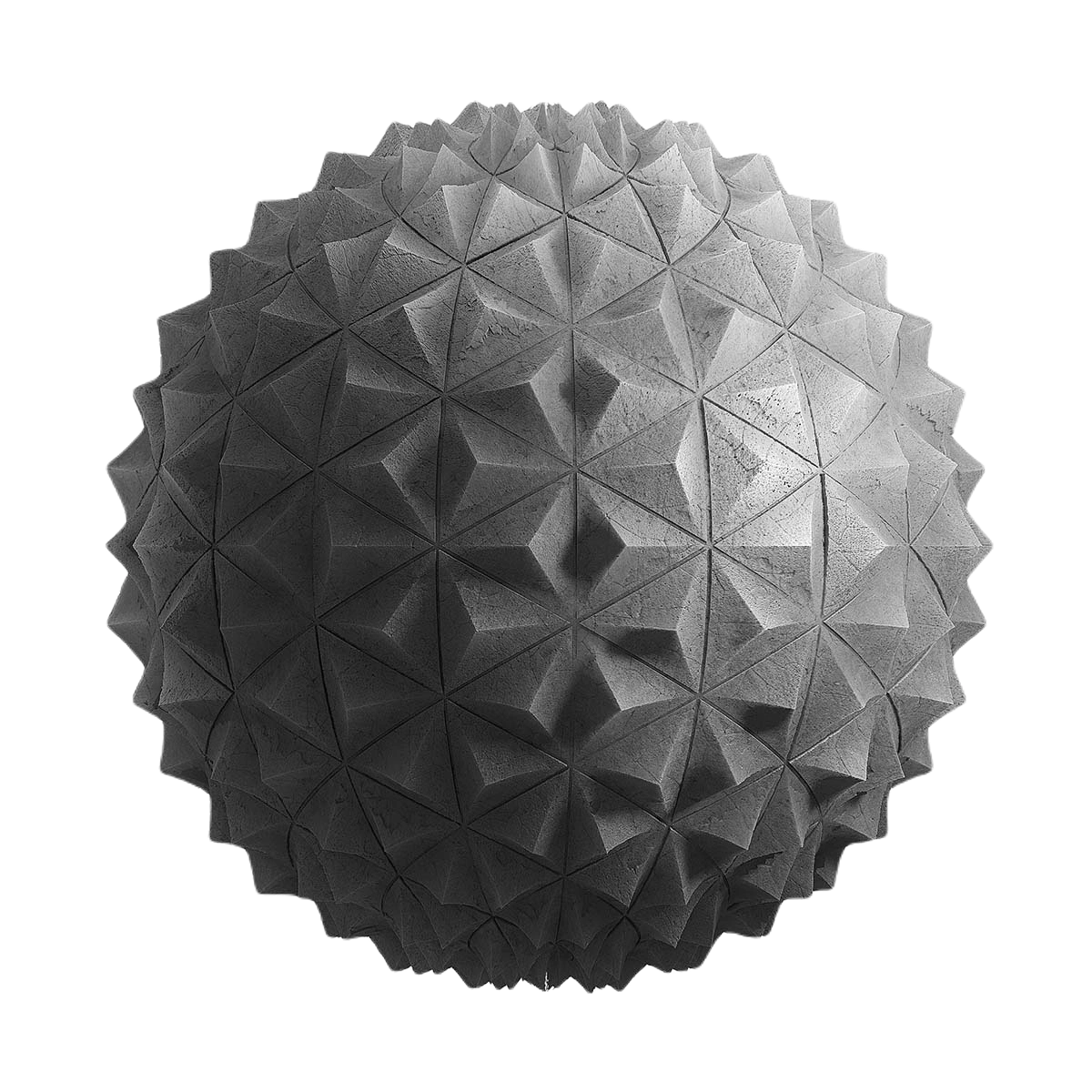 尖刺混凝土砖 CGAxis spiky concrete tiles