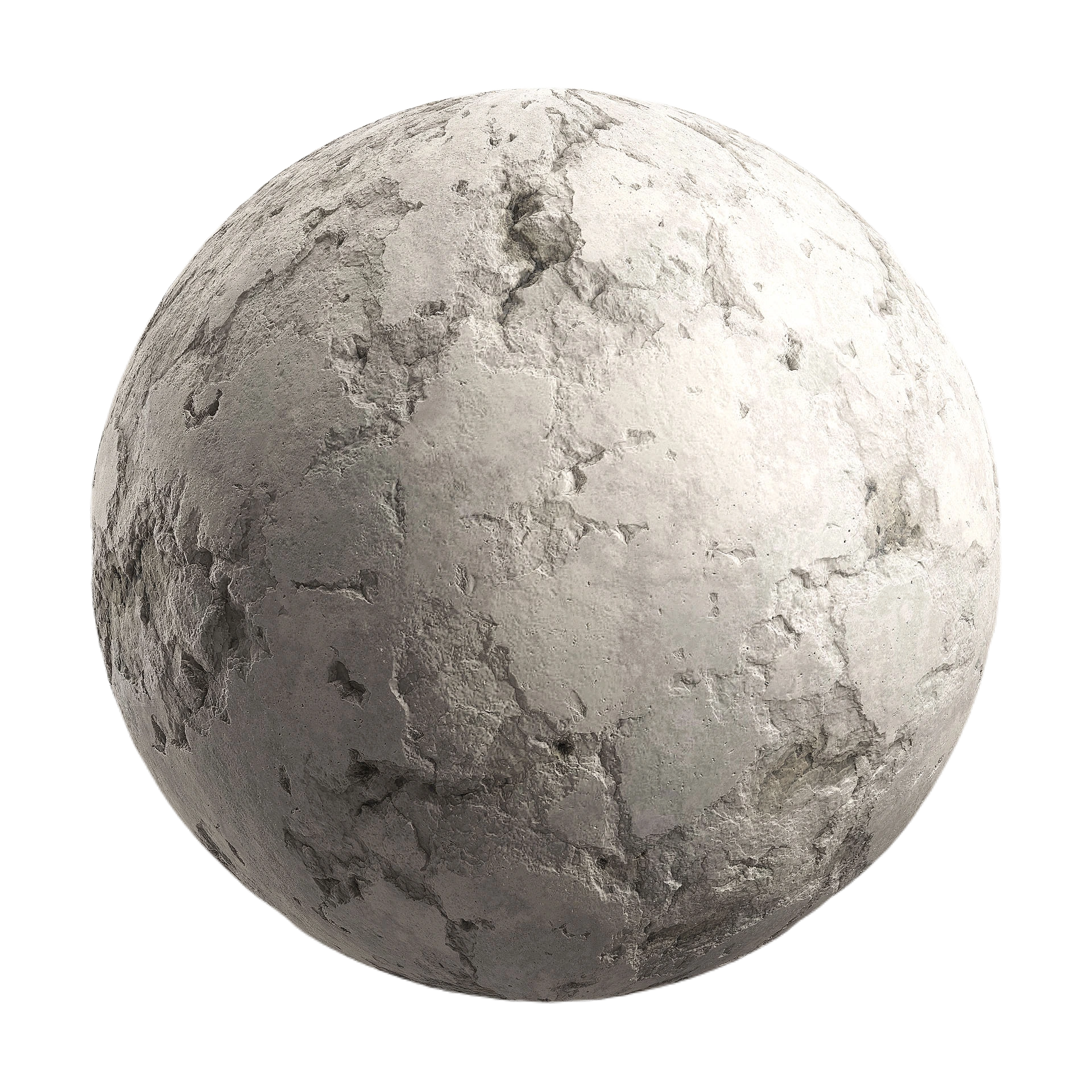侵蚀白色岩石4 CGAxis eroded white rock