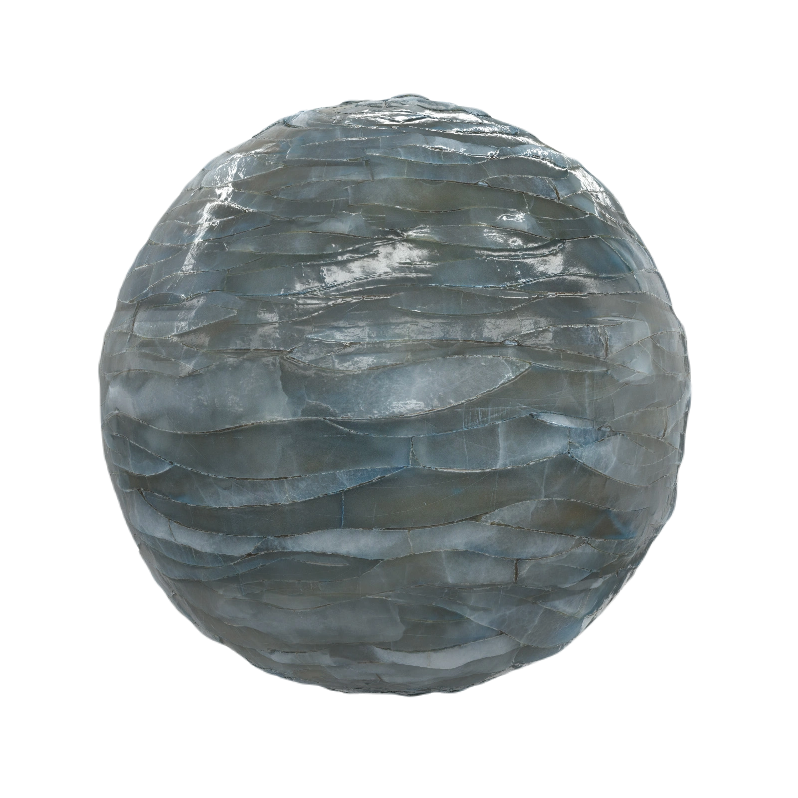 蓝色闪亮岩石 CGAxis blue shiny rock