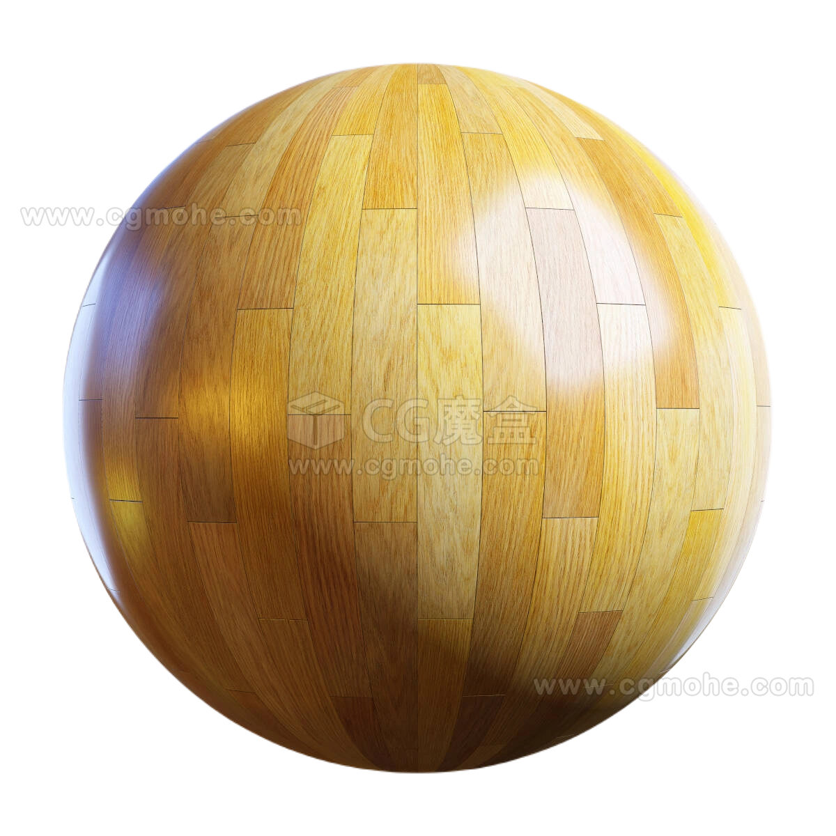 橡木常规实木复合地板03 CGAxis oak regular wood parquet