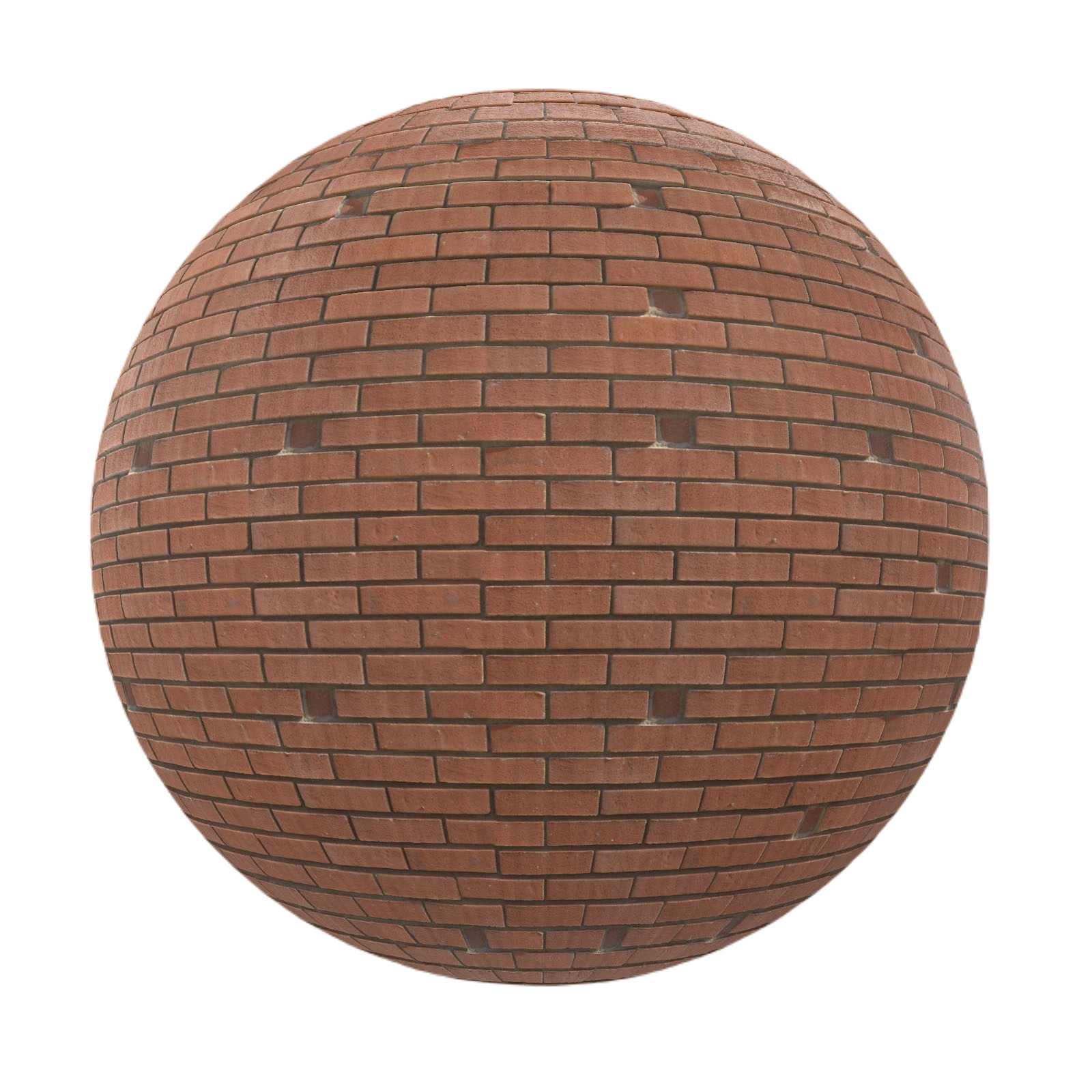 橙色砖墙7 CGAxis orange brick wall