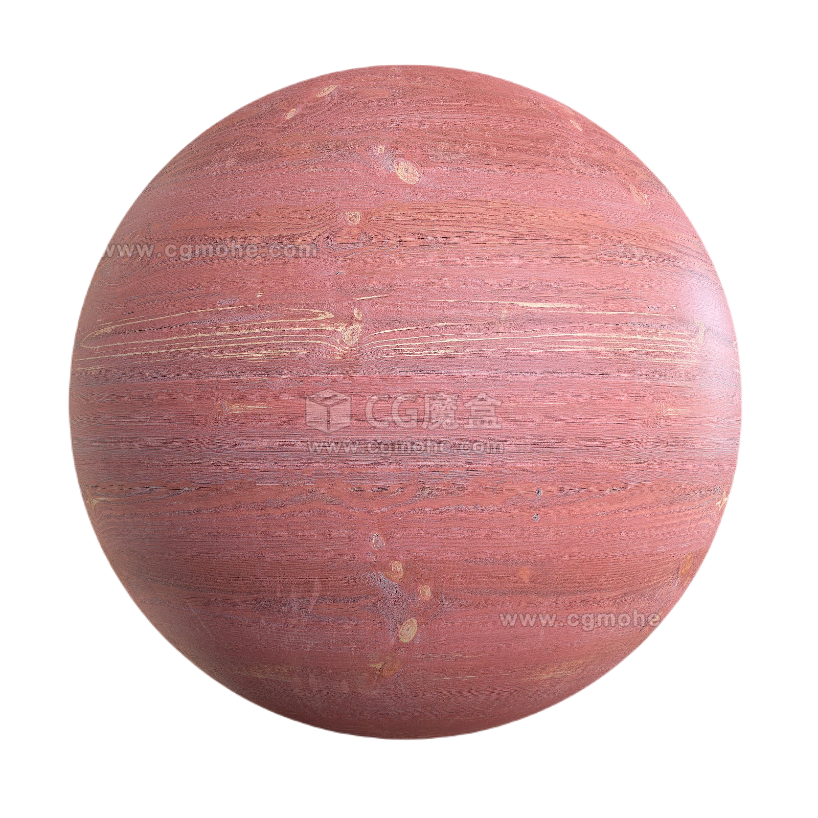 红漆木05 CGAxis red painted wood