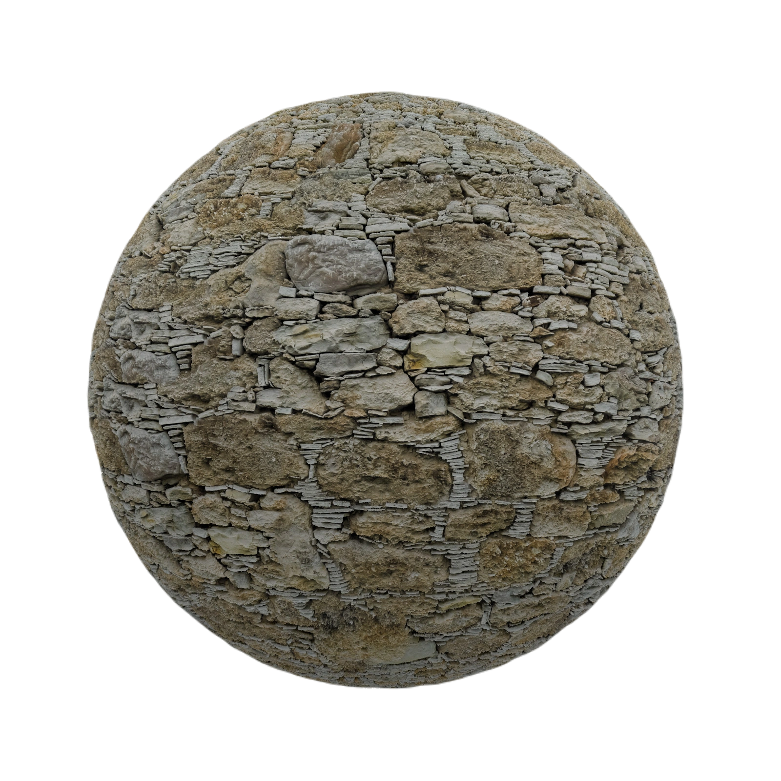 不规则石墙 CGAxis irregular stone wall