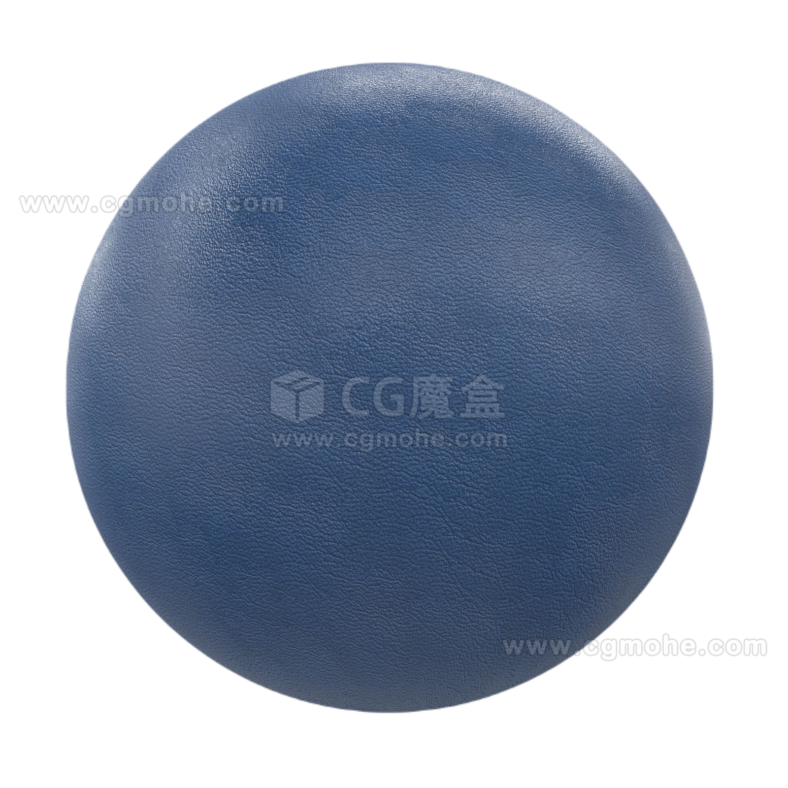 蓝色皮革 CGAxis blue leather