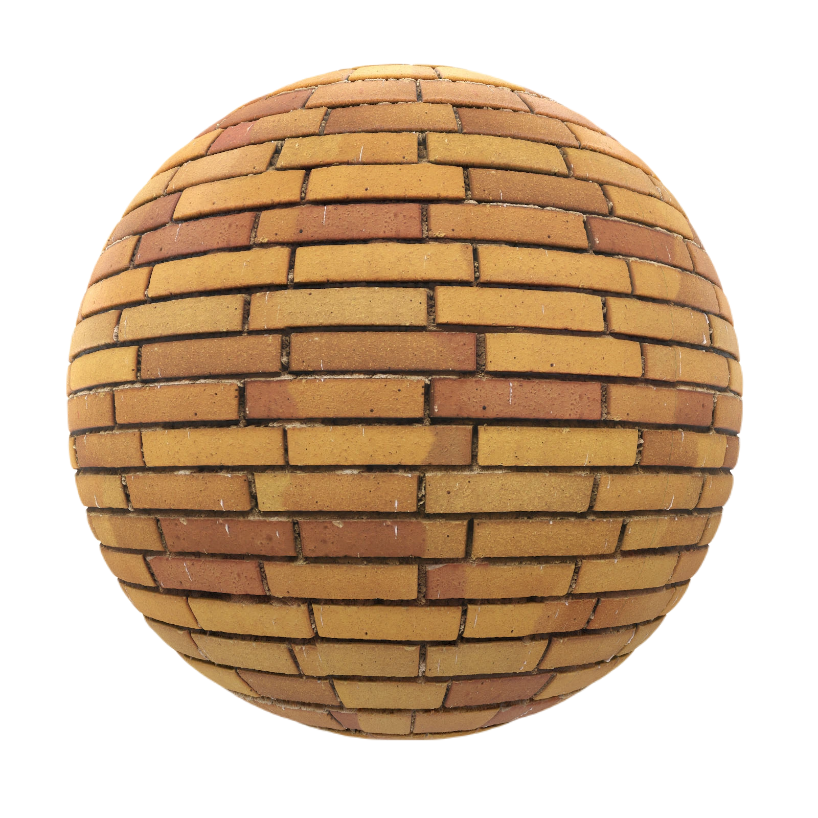 黄色砖墙7 CGAxis yellow brick wall