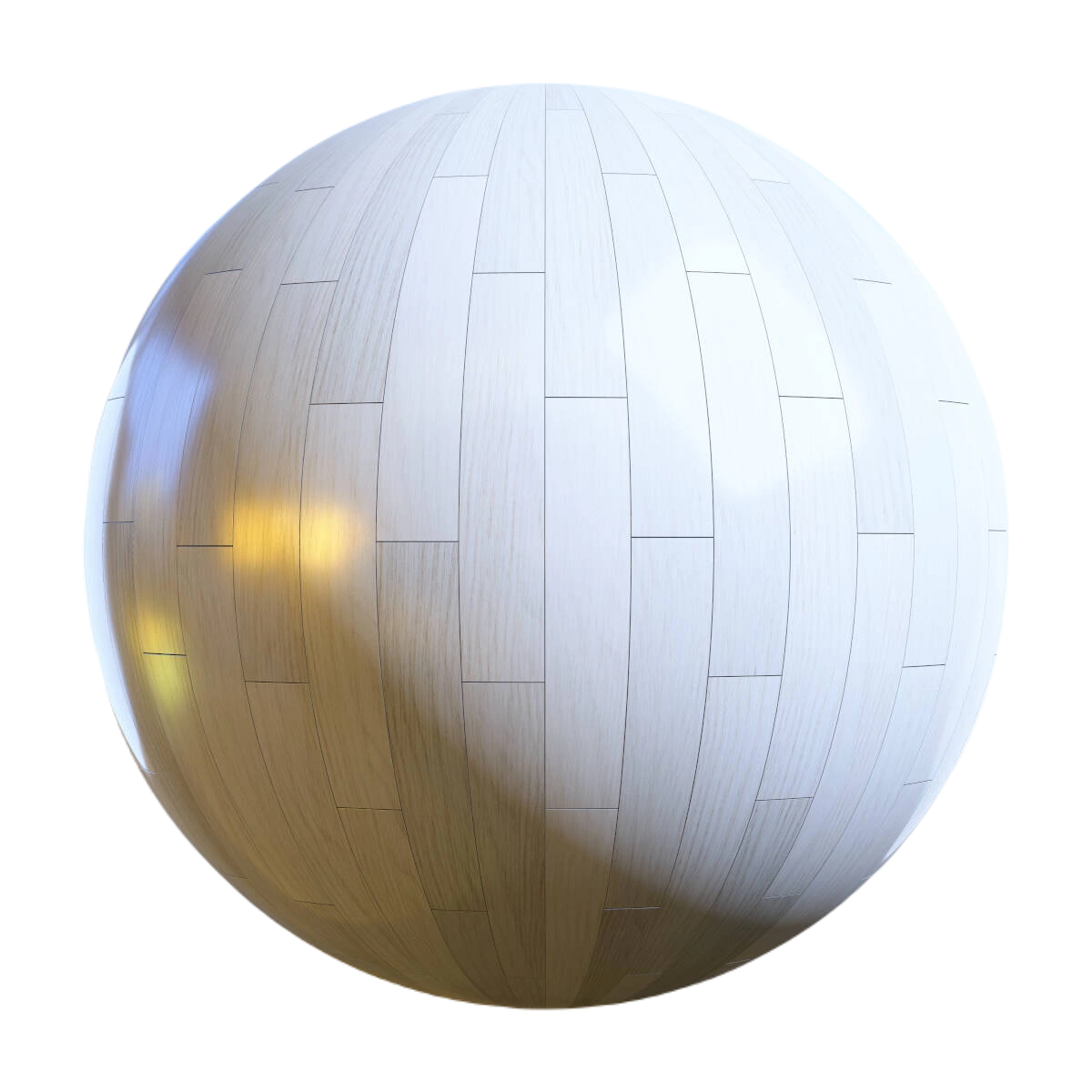 白色普通实木复合地板 CGAxis white regular wood parquet