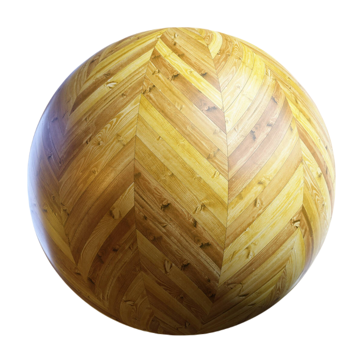 松木V 形实木复合地板 CGAxis pine chevron wood parquet