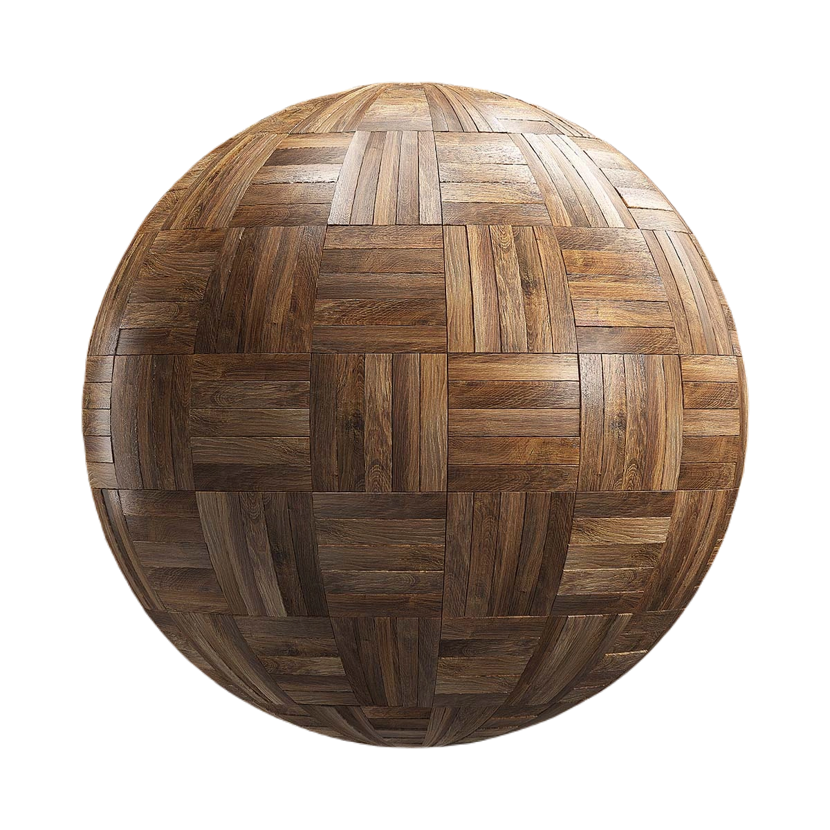 深色篮纹木拼花地板01 CGAxis dark basket wood parquet