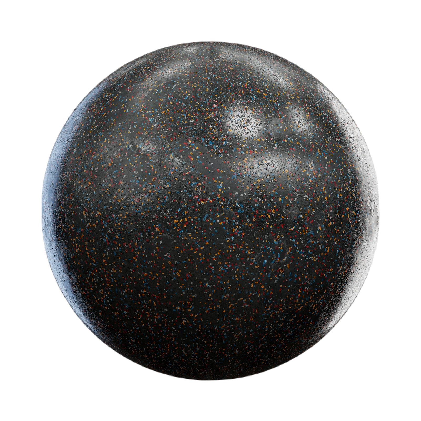 黑色塑料 CGAxis dirty and frekled black plastic