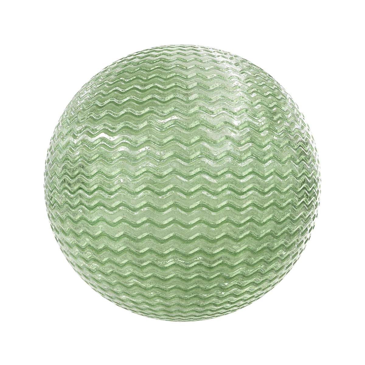 波浪形绿色玻璃 CGAxis wavy green glass