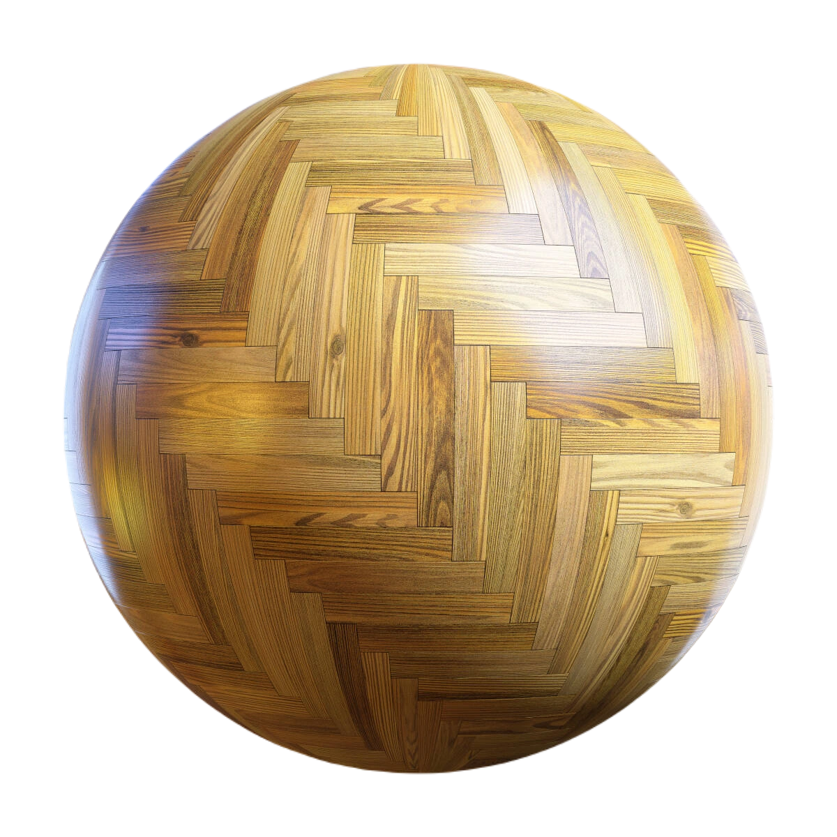 橡木人字形实木复合地板01 CGAxis oak herringbone wood parquet