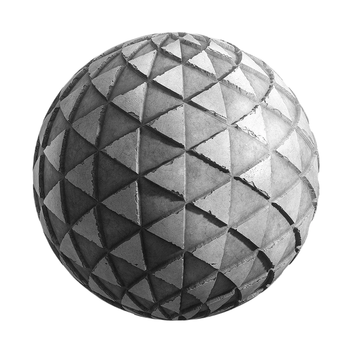 三角形混凝土砖 CGAxis triangle concrete tiles