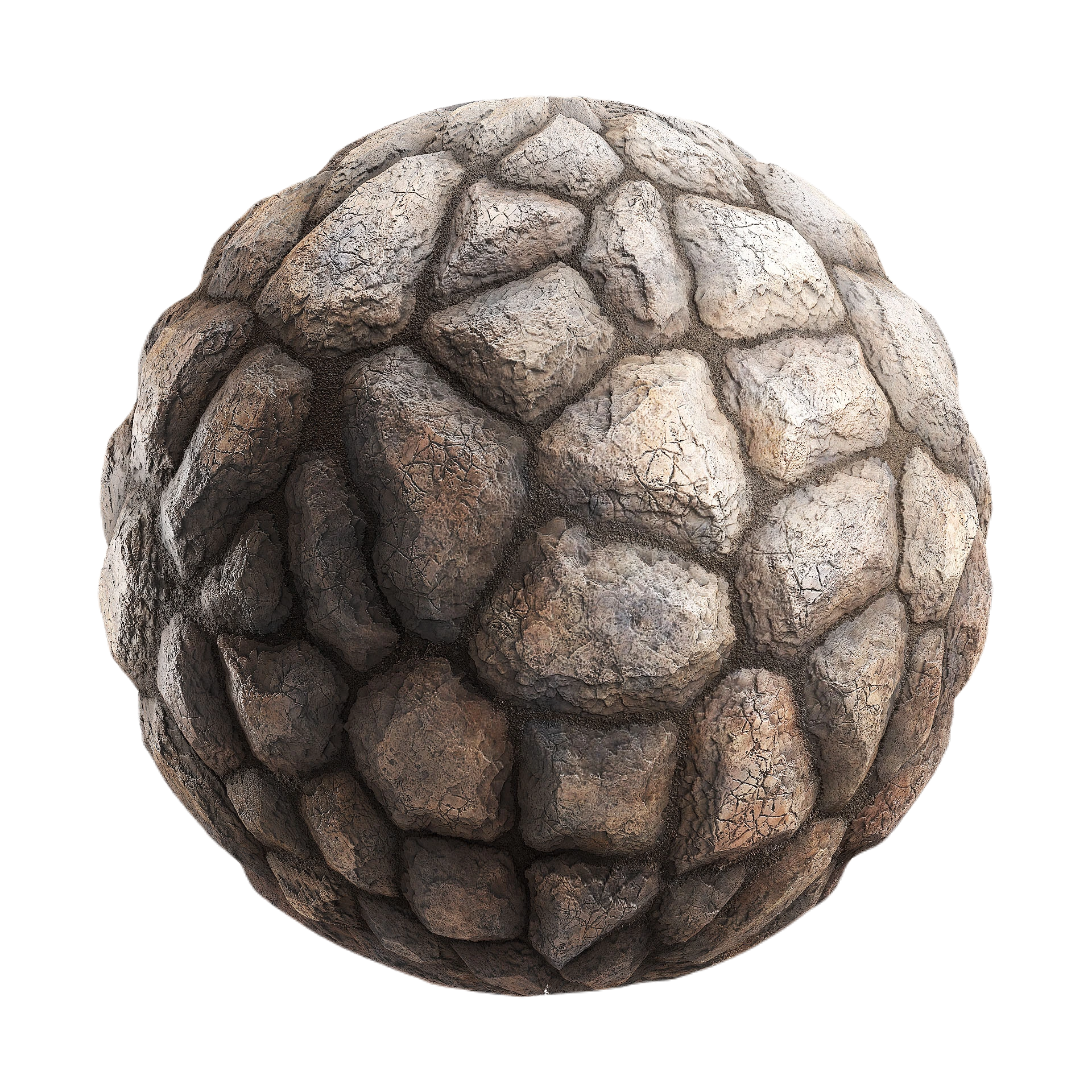 粗糙大岩石砖块1 CGAxis large rough rock tiles