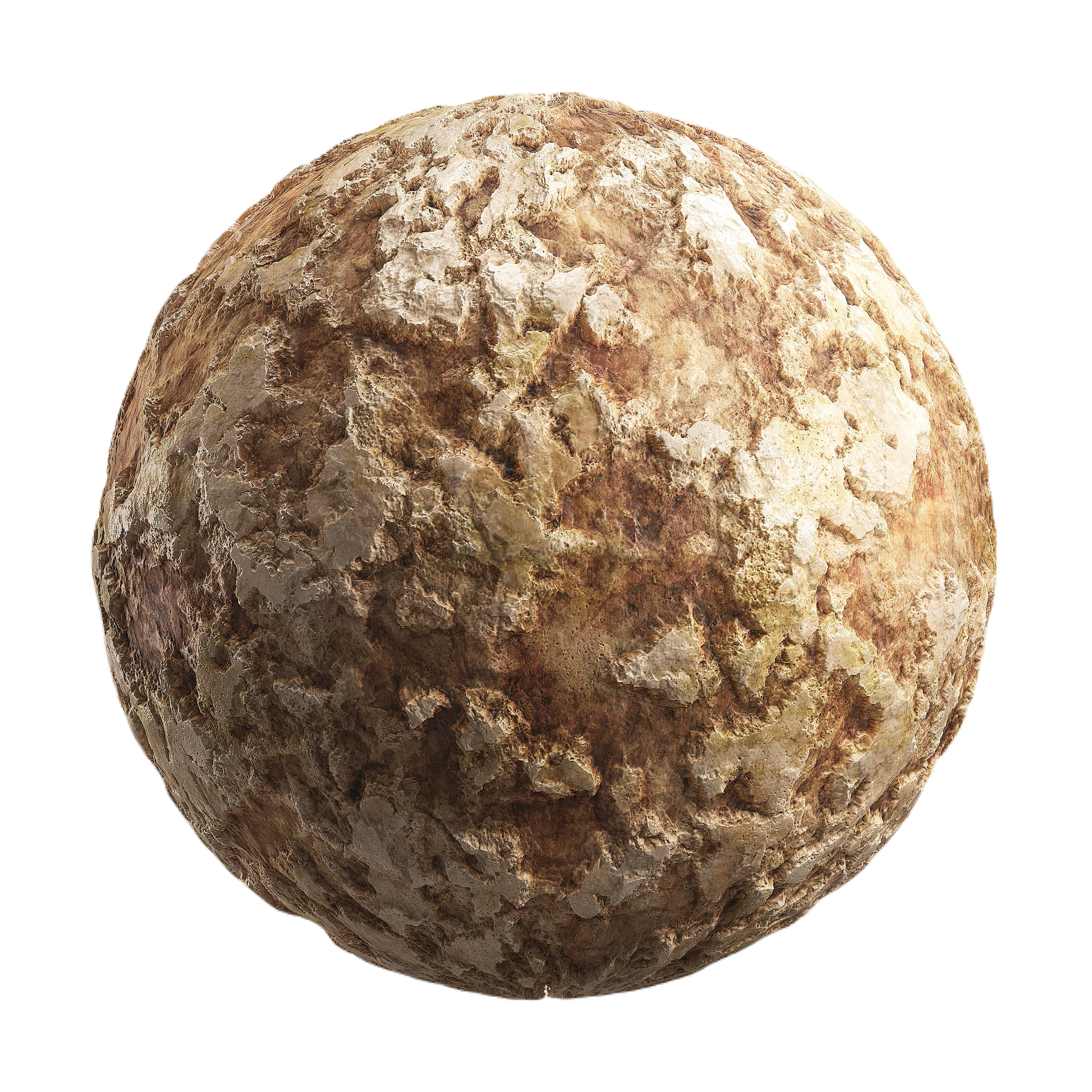 侵蚀橙色岩石5 CGAxis eroded orange rock