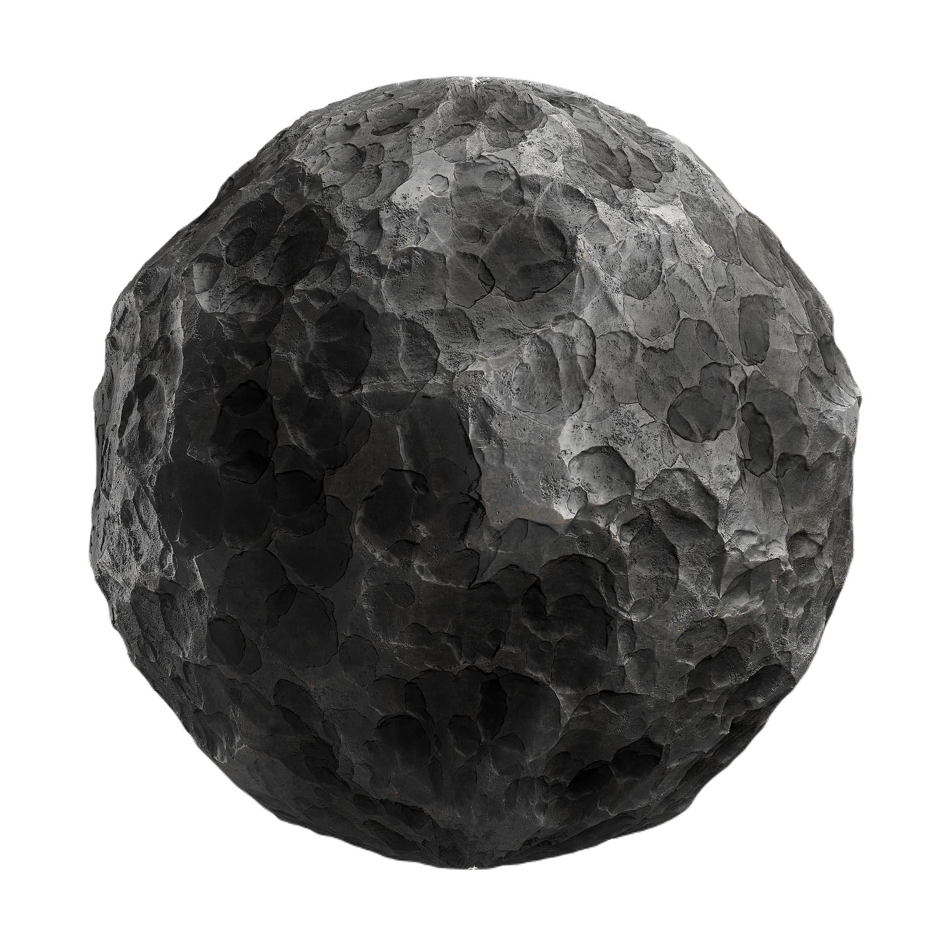 黑色火山岩4 CGAxis black volcanic rock