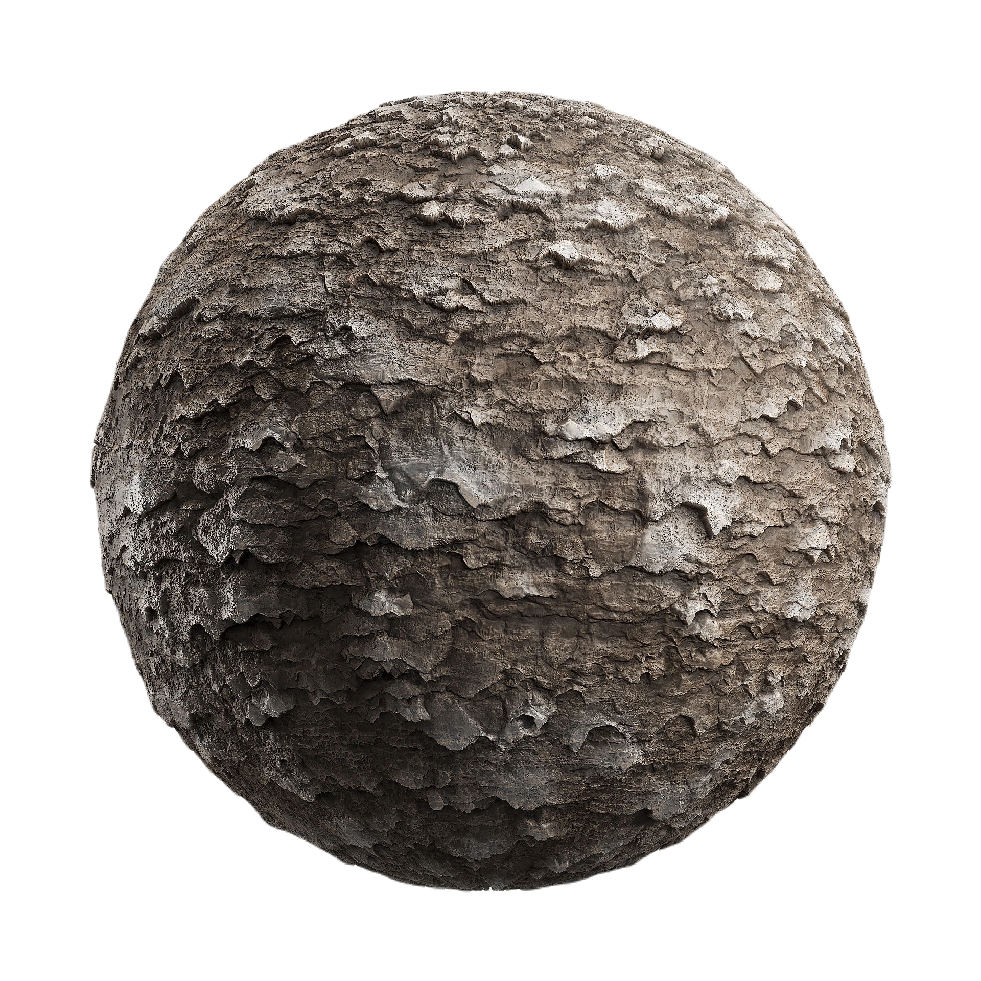 层状棕色岩石3 CGAxis layered brown rock
