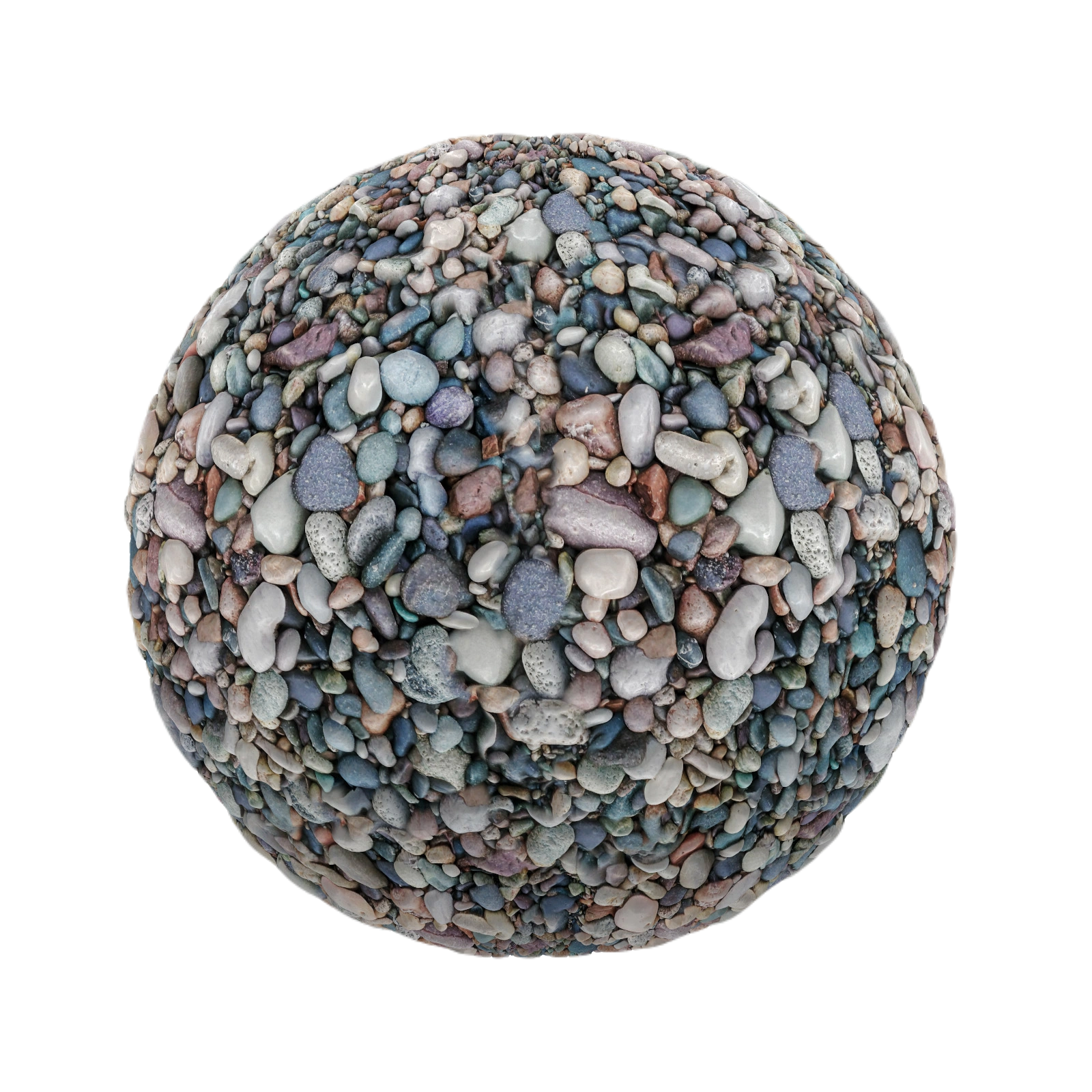 彩色鹅卵石 CGAxis colorful pebbles