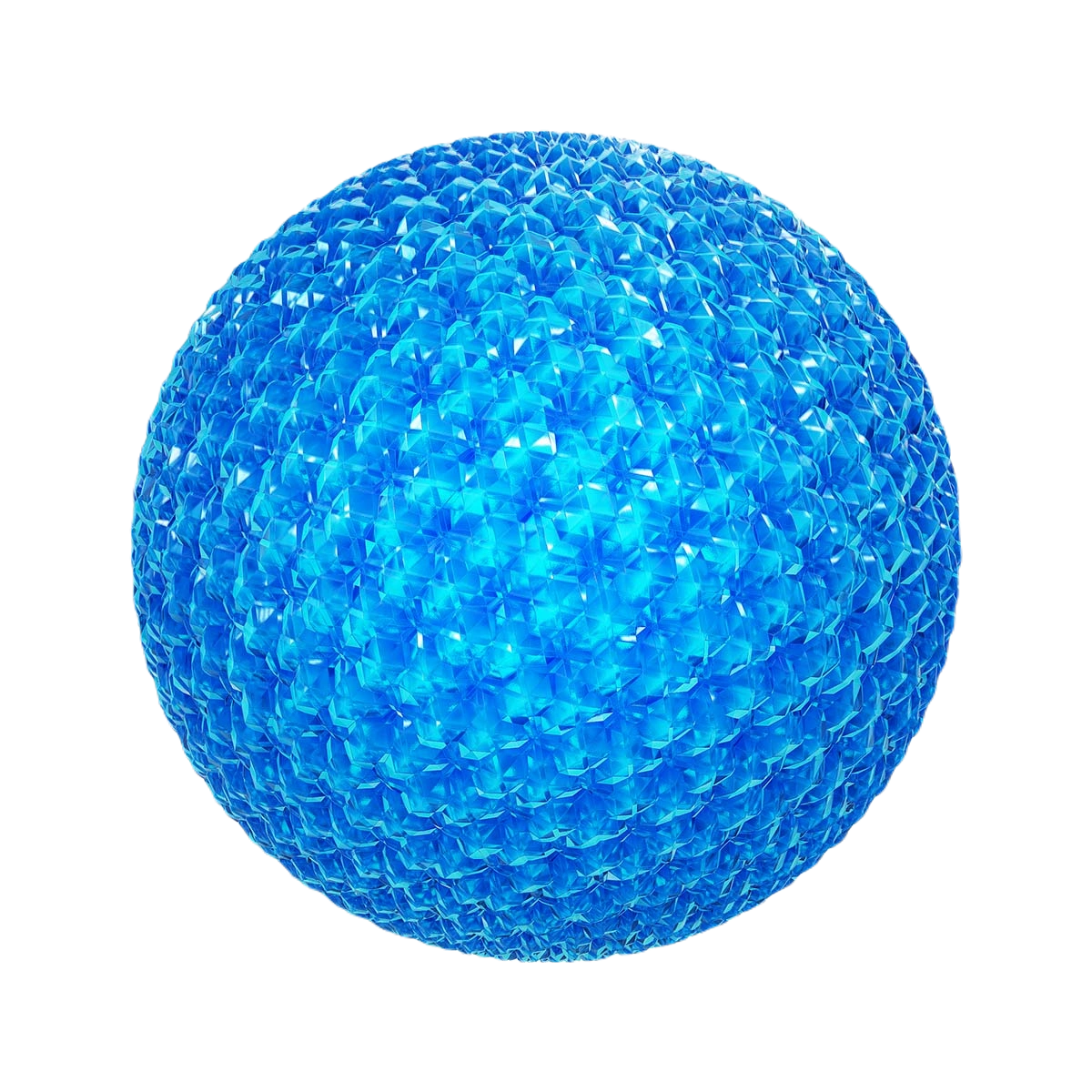蓝色钻石玻璃 CGAxis blue diamond glass