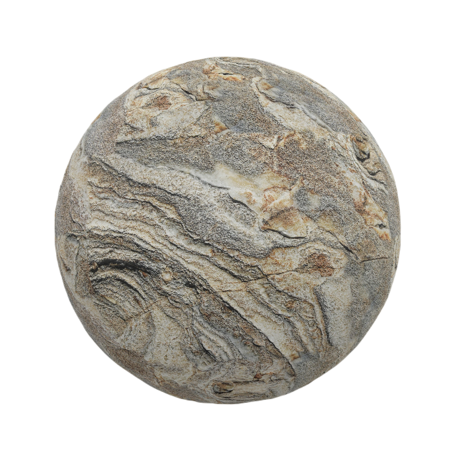 粗糙层状石头 CGAxis rough layered stone