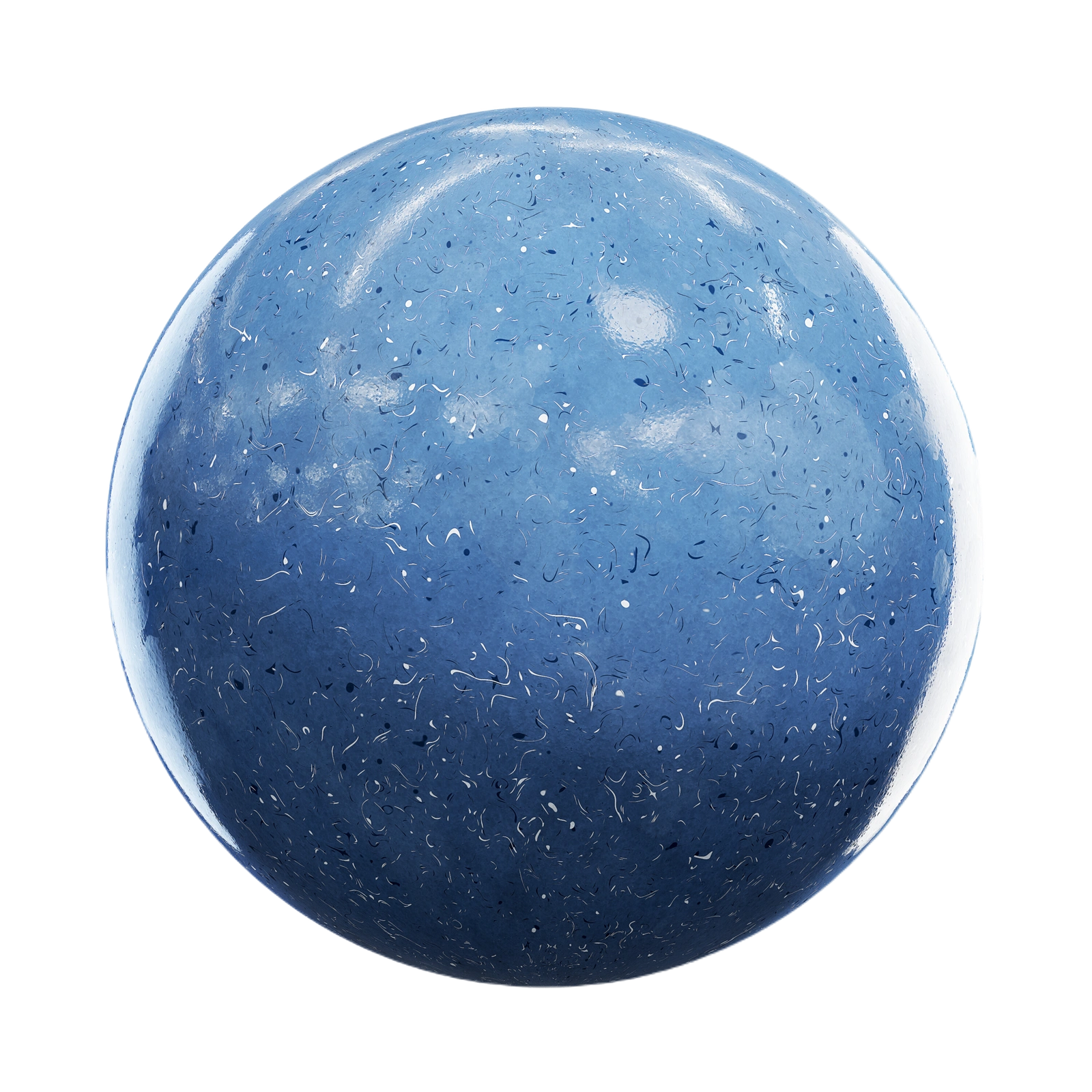 蓝色油漆塑料 CGAxis blue painted plastic