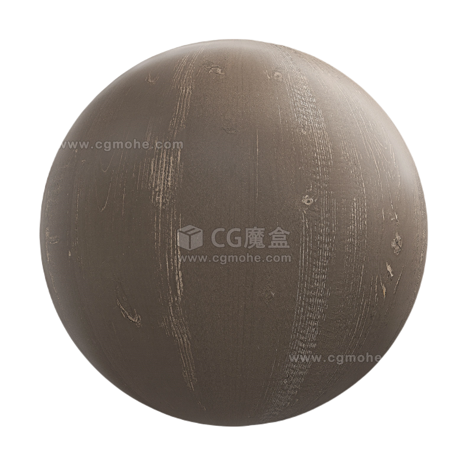 棕色涂漆木材 CGAxis brown painted wood