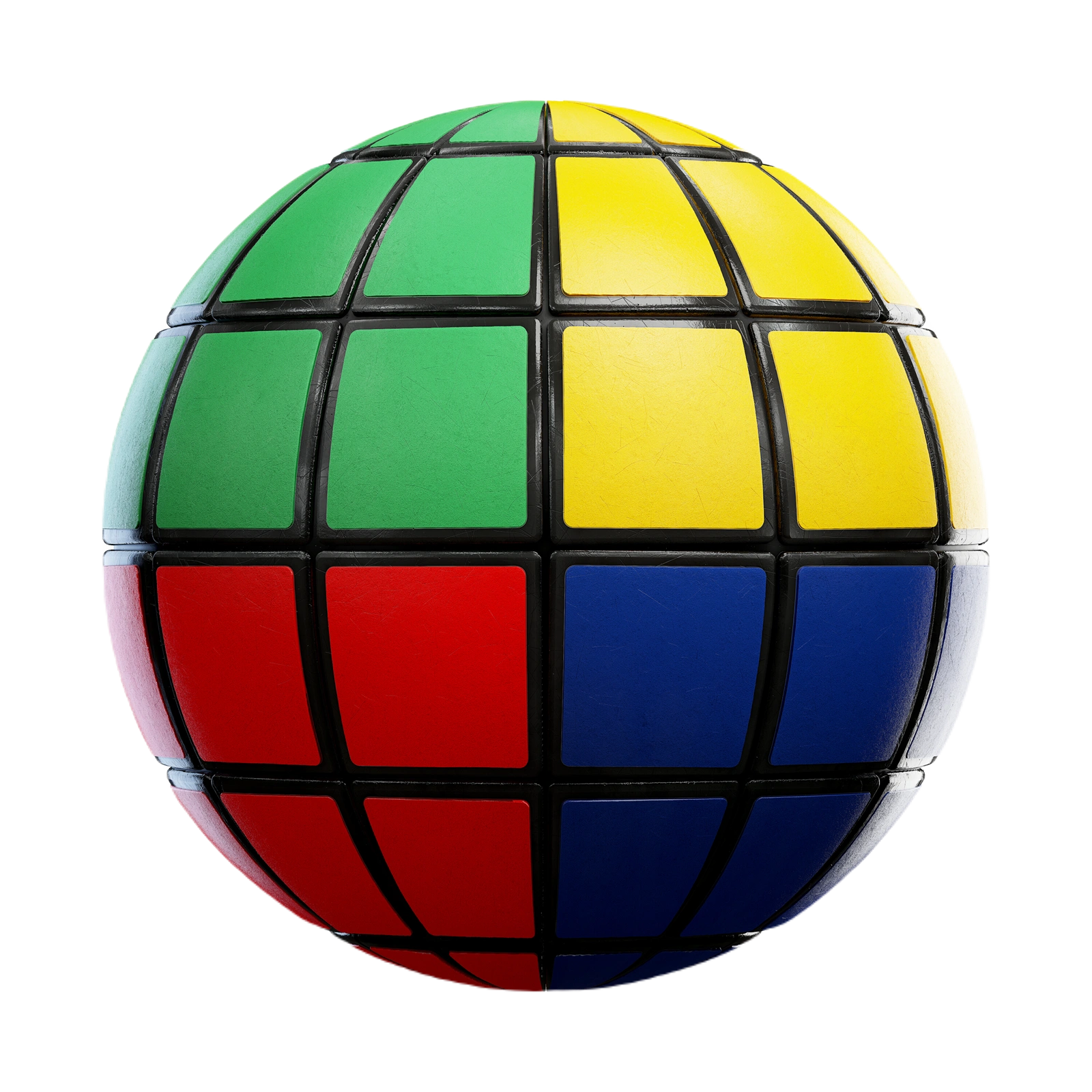 魔方 CGAxis solved rubik's cube