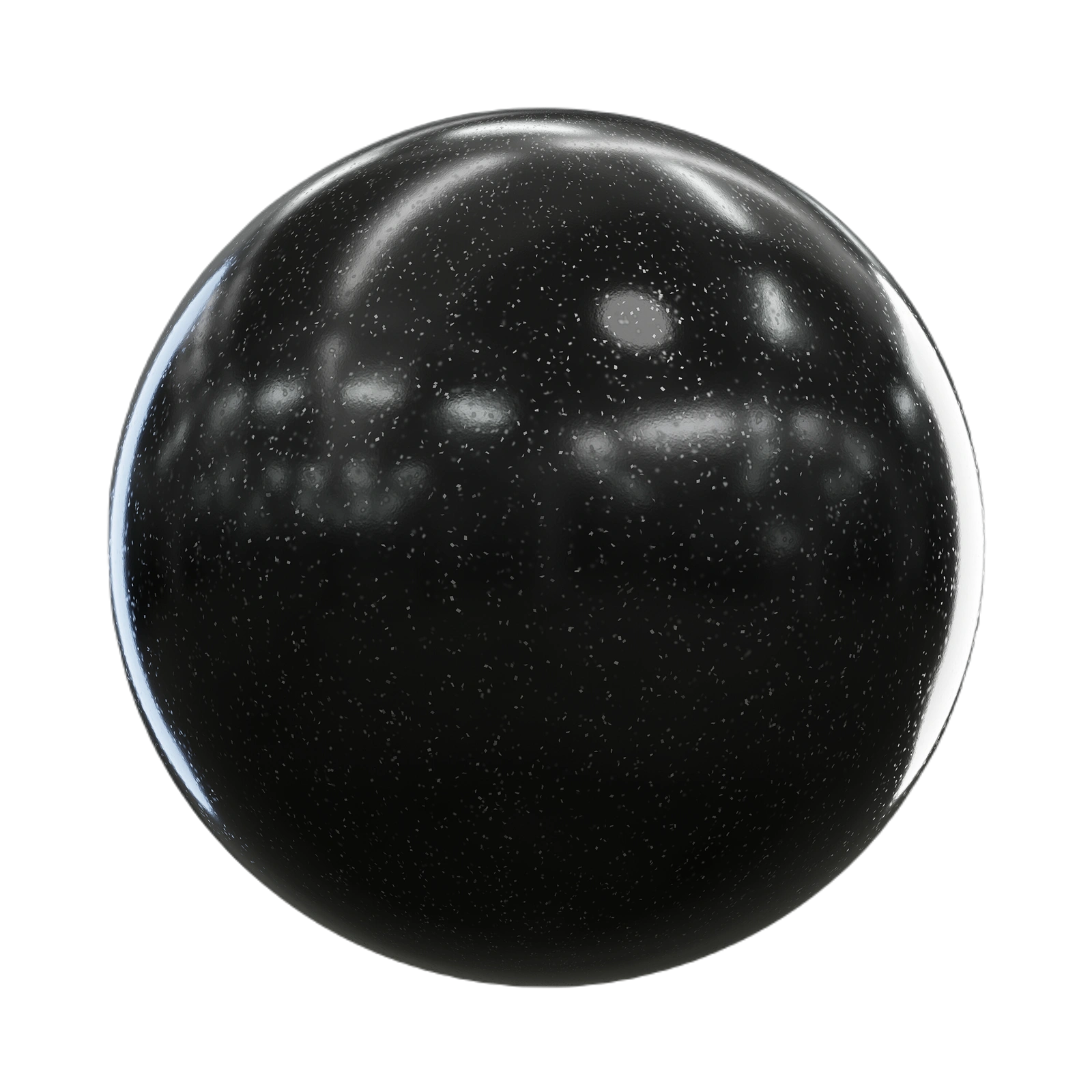 斑点黑色塑料 CGAxis black plastic with frekles