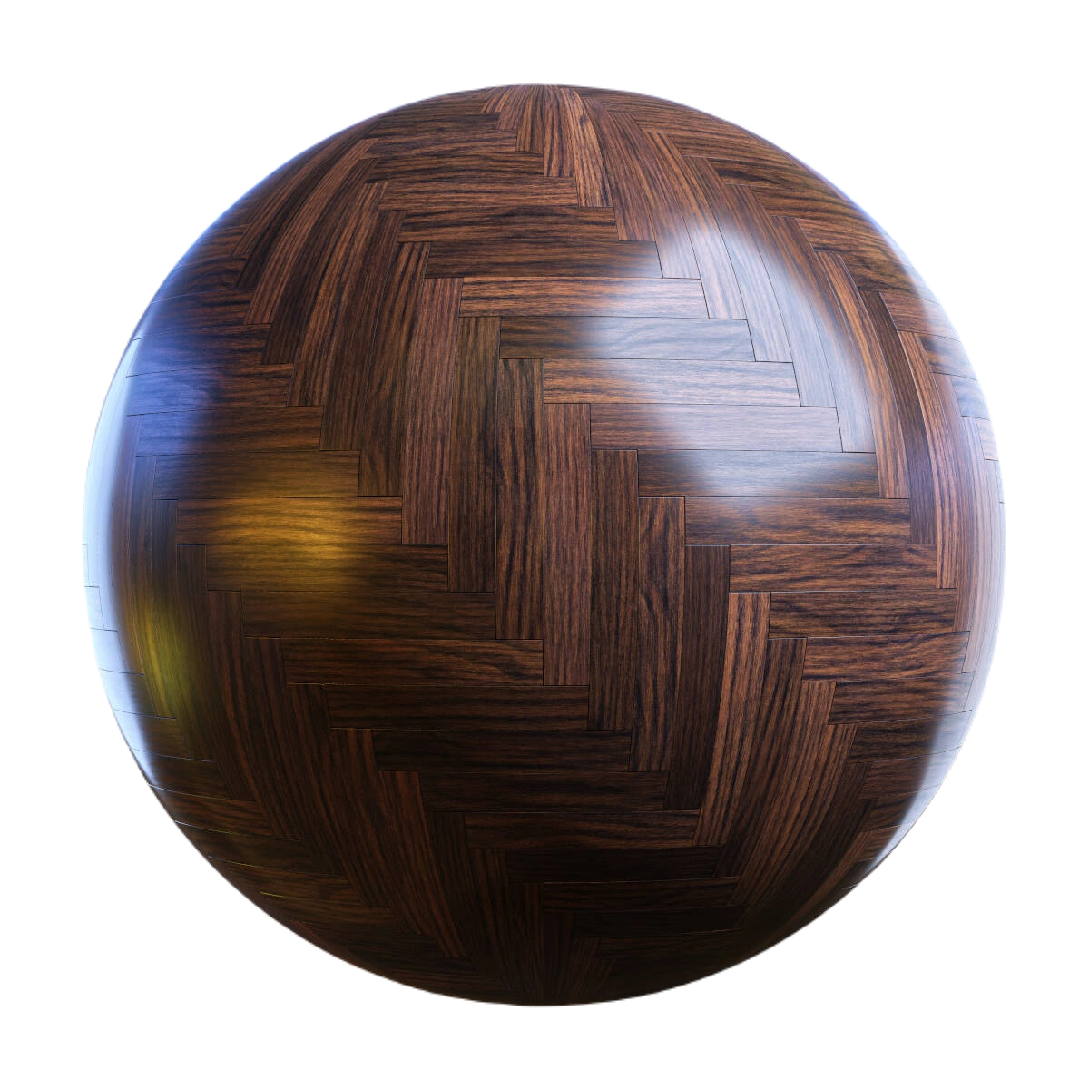 深色人字形实木复合地板02 CGAxis dark herringbone wood parquet