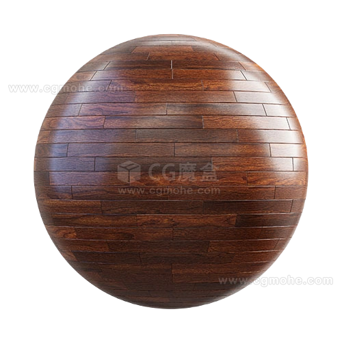 桃花心木斜面地板01 CGAxis mahogany beveled floor