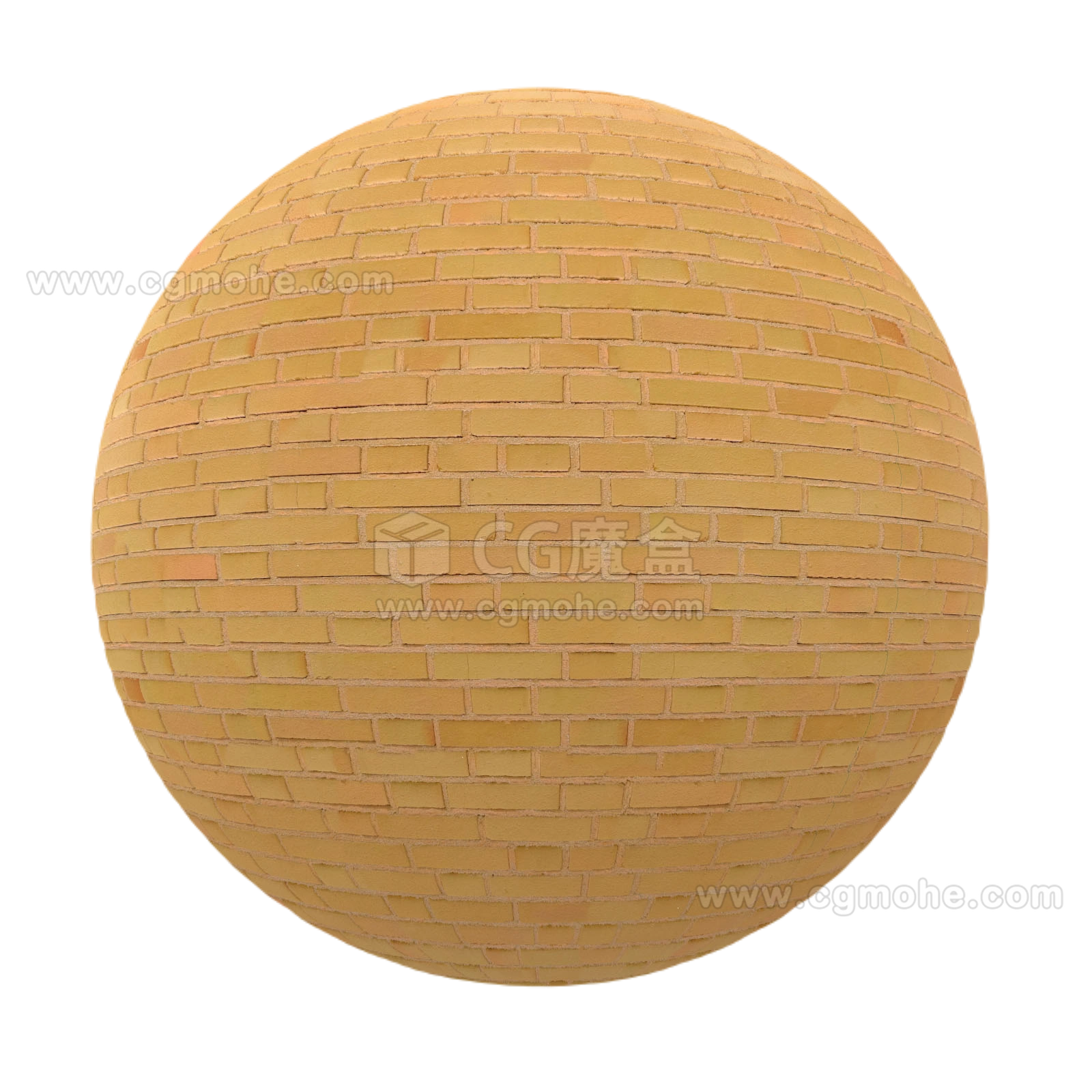 橙色砖墙6 CGAxis orange brick wall
