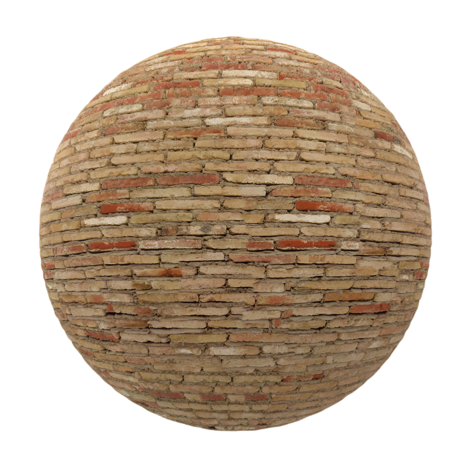 橙色砖墙5 CGAxis orange brick wall