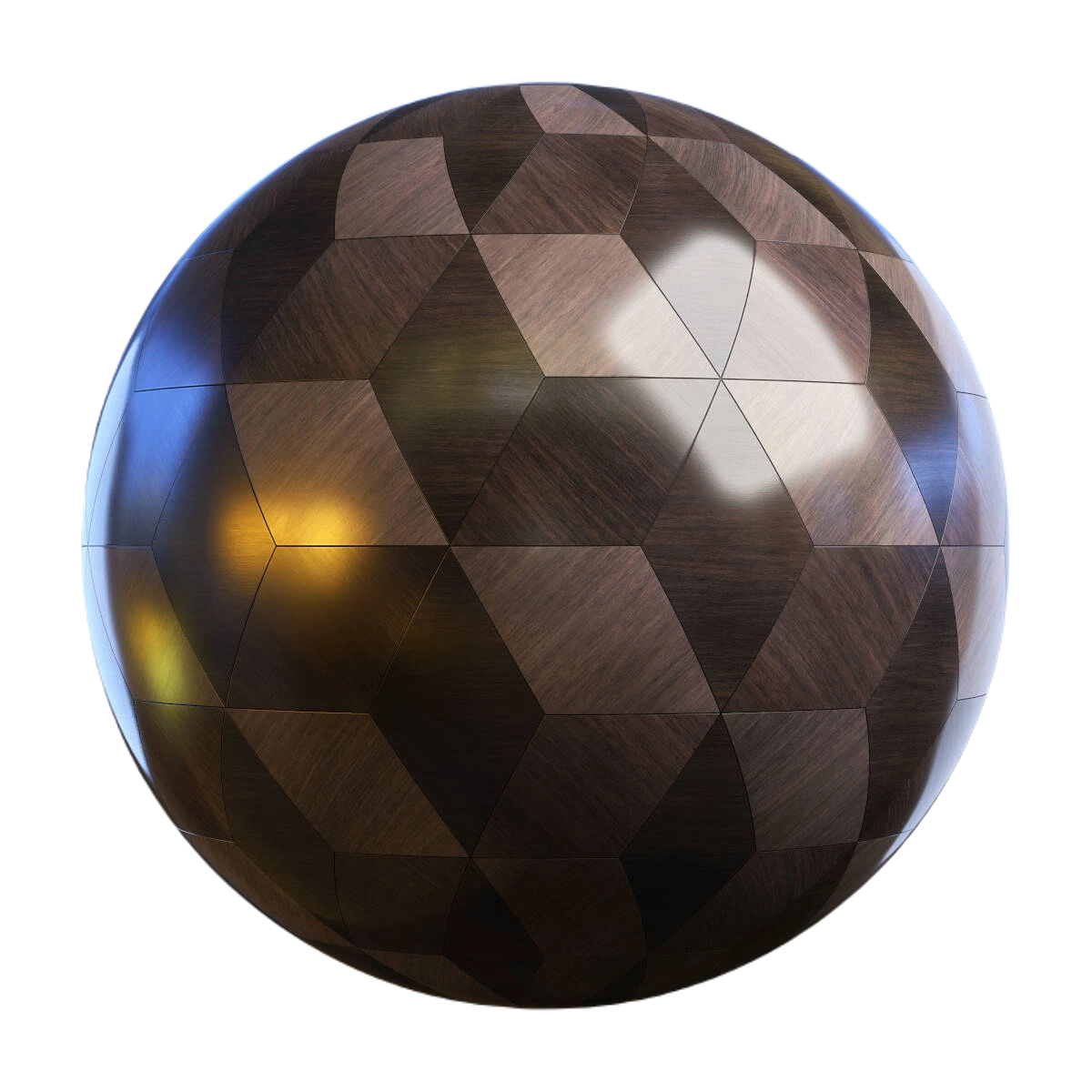 深色立方体实木复合地板03 CGAxis dark cube wood parquet