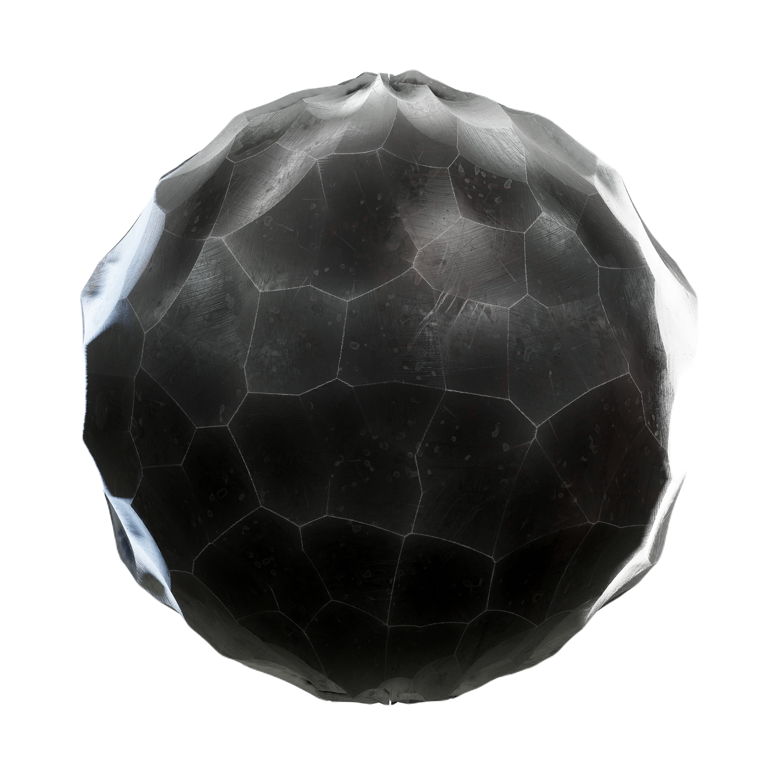 不规则黑色塑料 CGAxis erratic black plastic