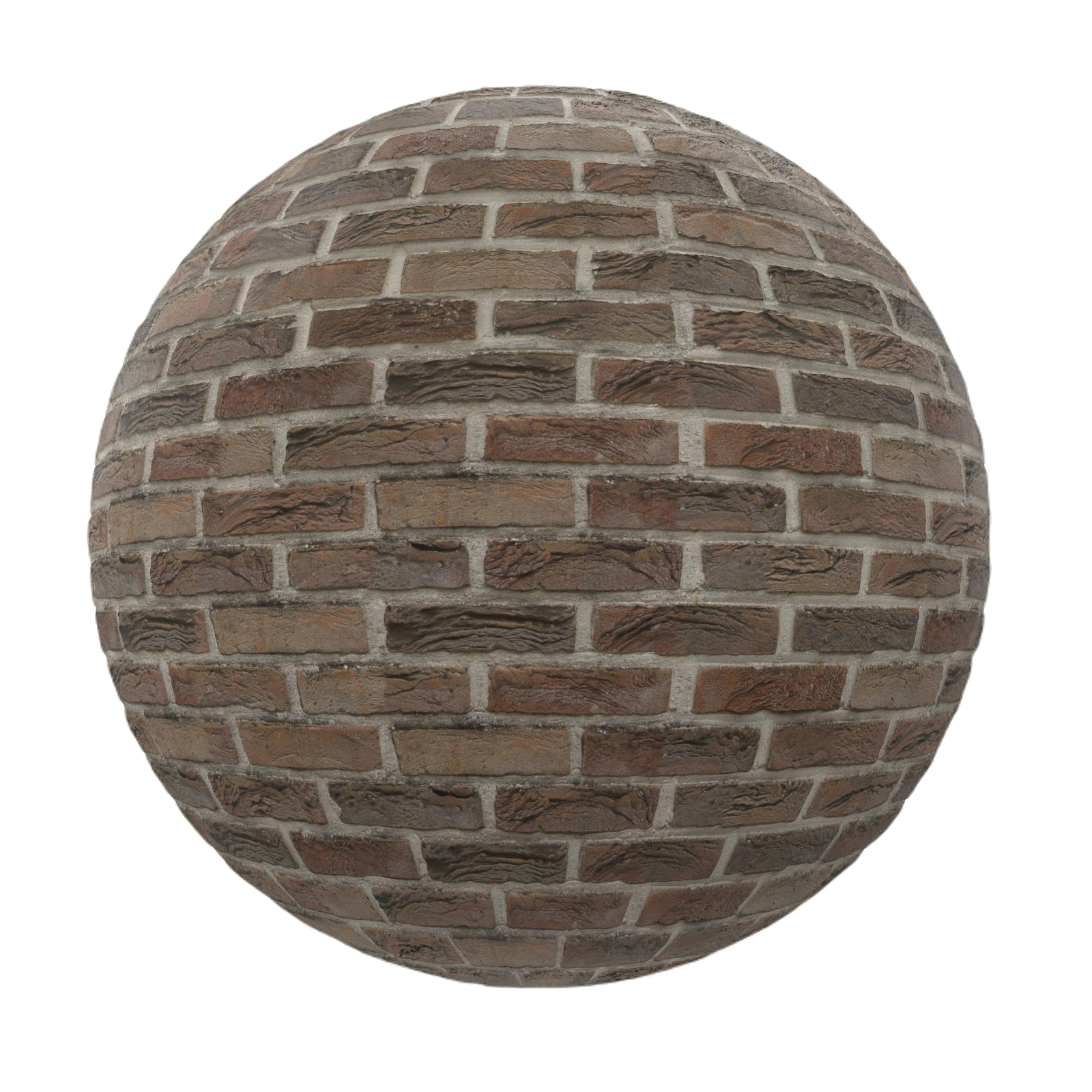 棕色砖墙2 CGAxis brown brick wall