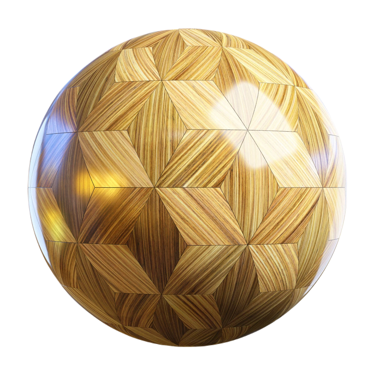 竹子立方体实木复合地板 CGAxis bamboo cube wood parquet