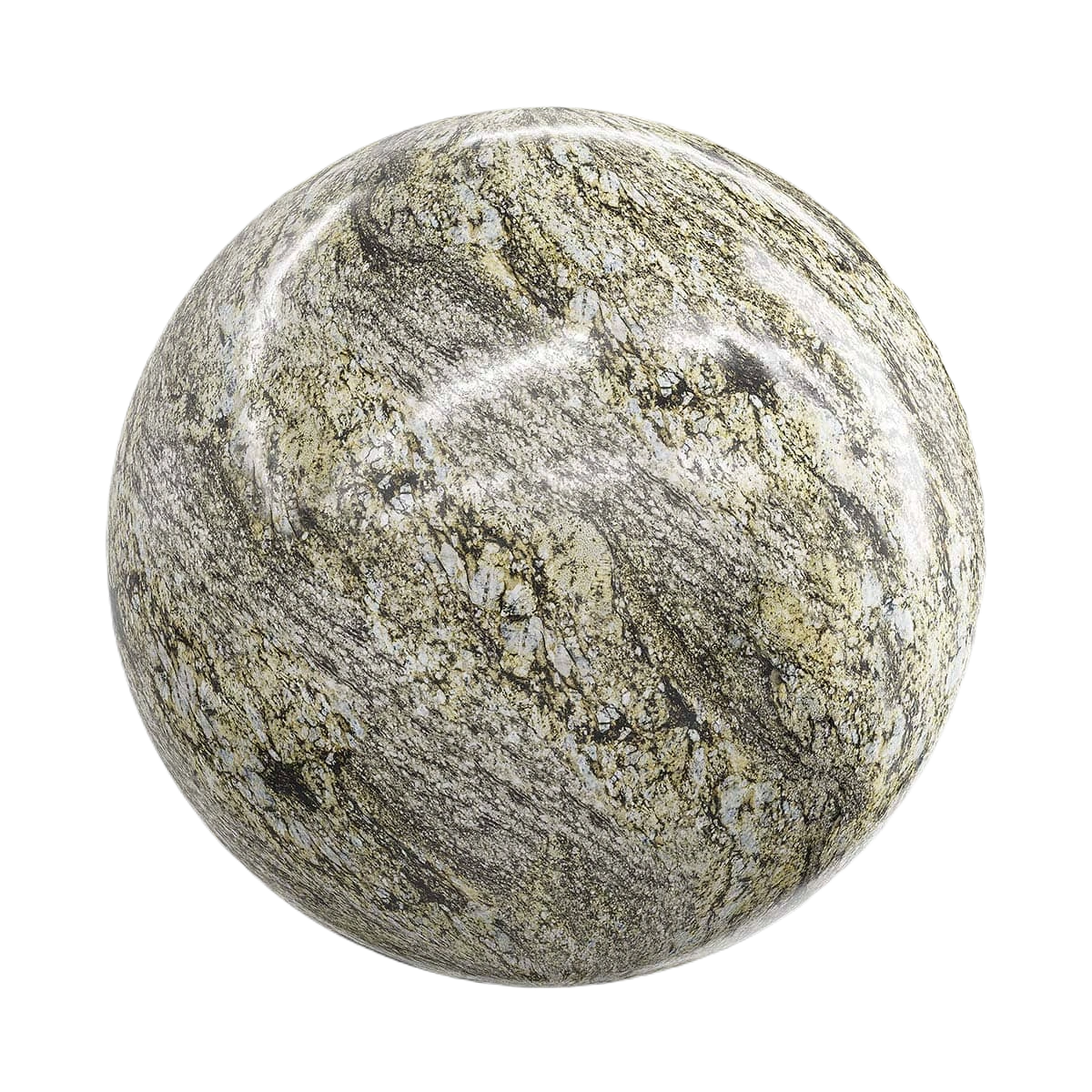 绿色黑色大理石 CGAxis green and black marble