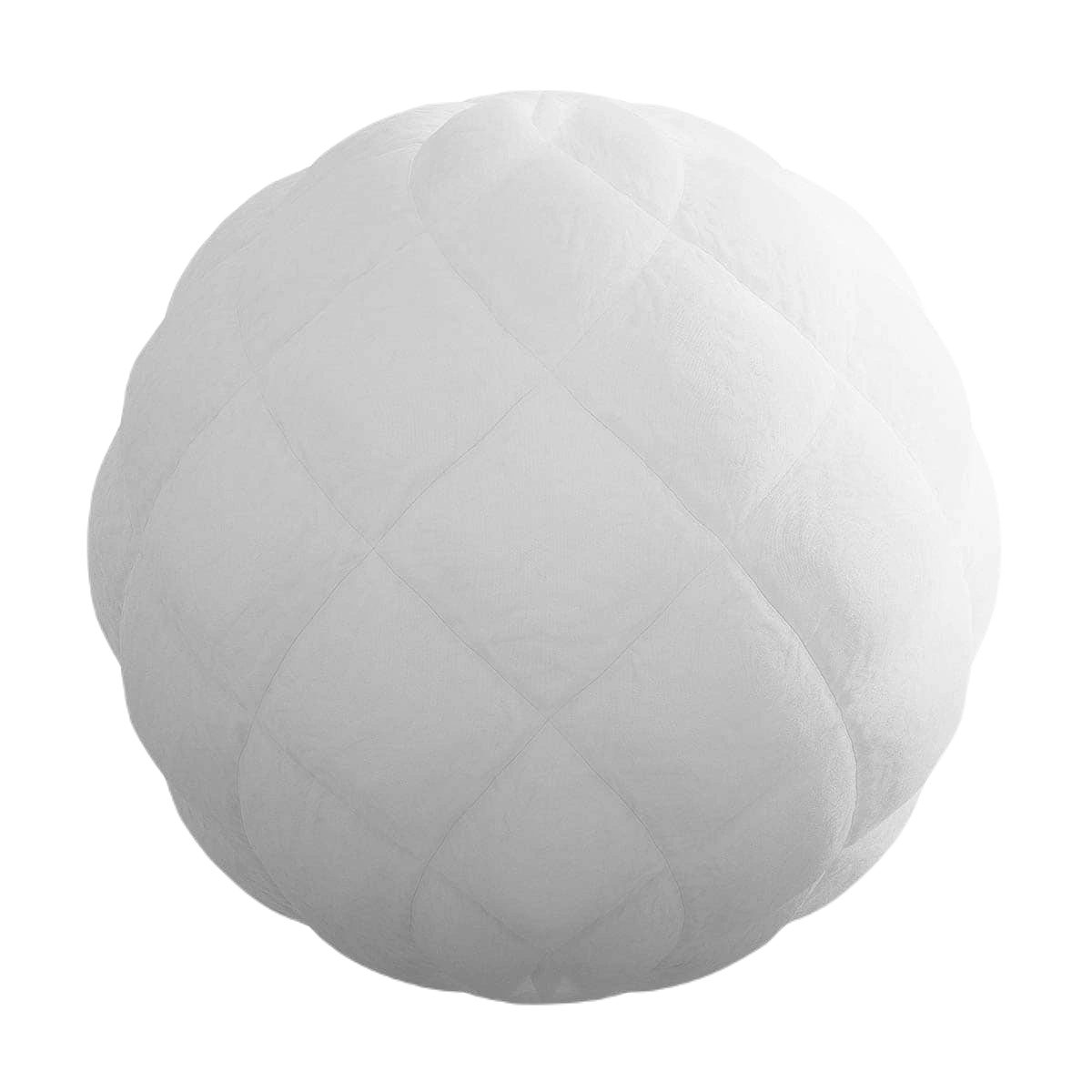 缝制白色面料 CGAxis quilted white fabric