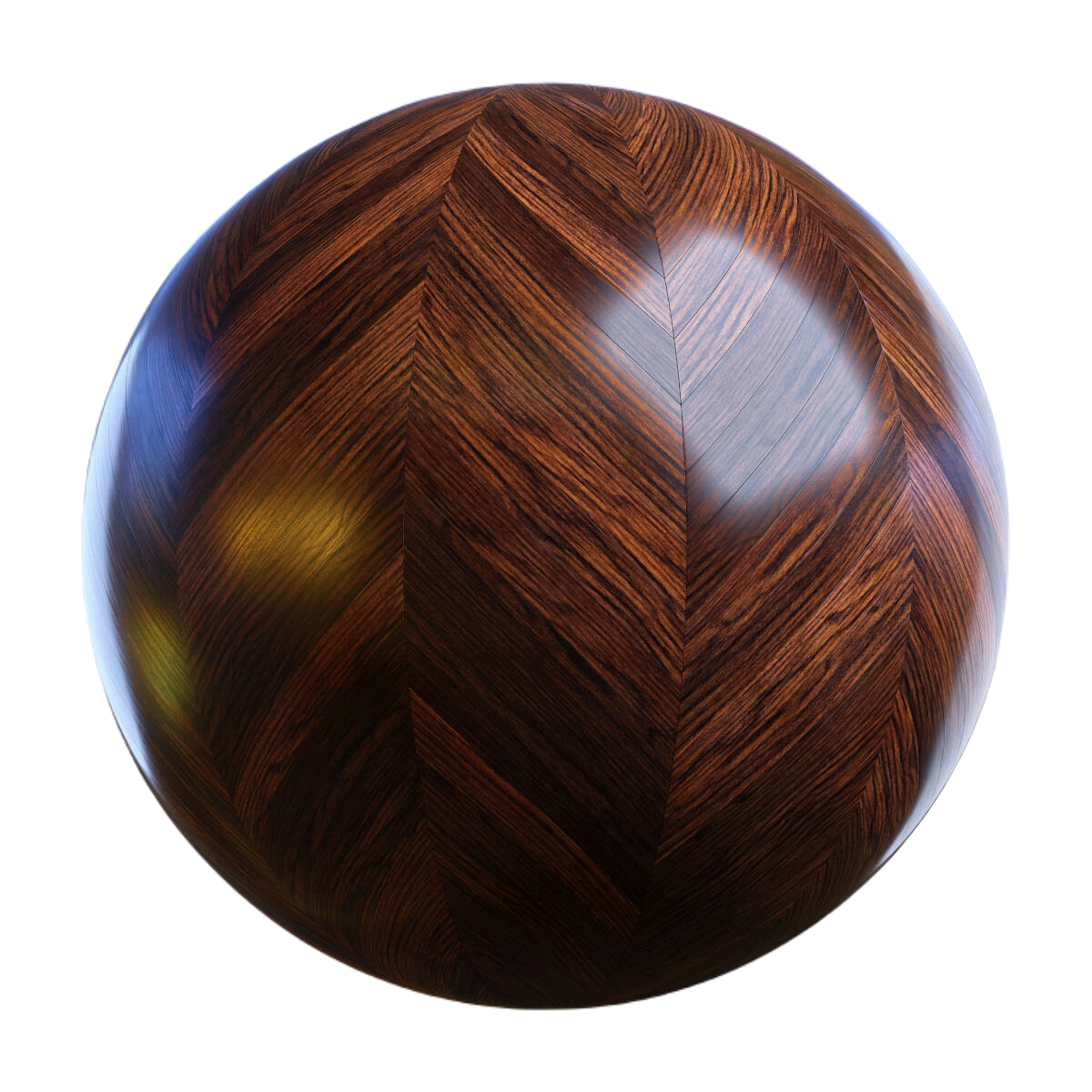 深色V字形实木复合地板03 CGAxis dark chevron wood parquet