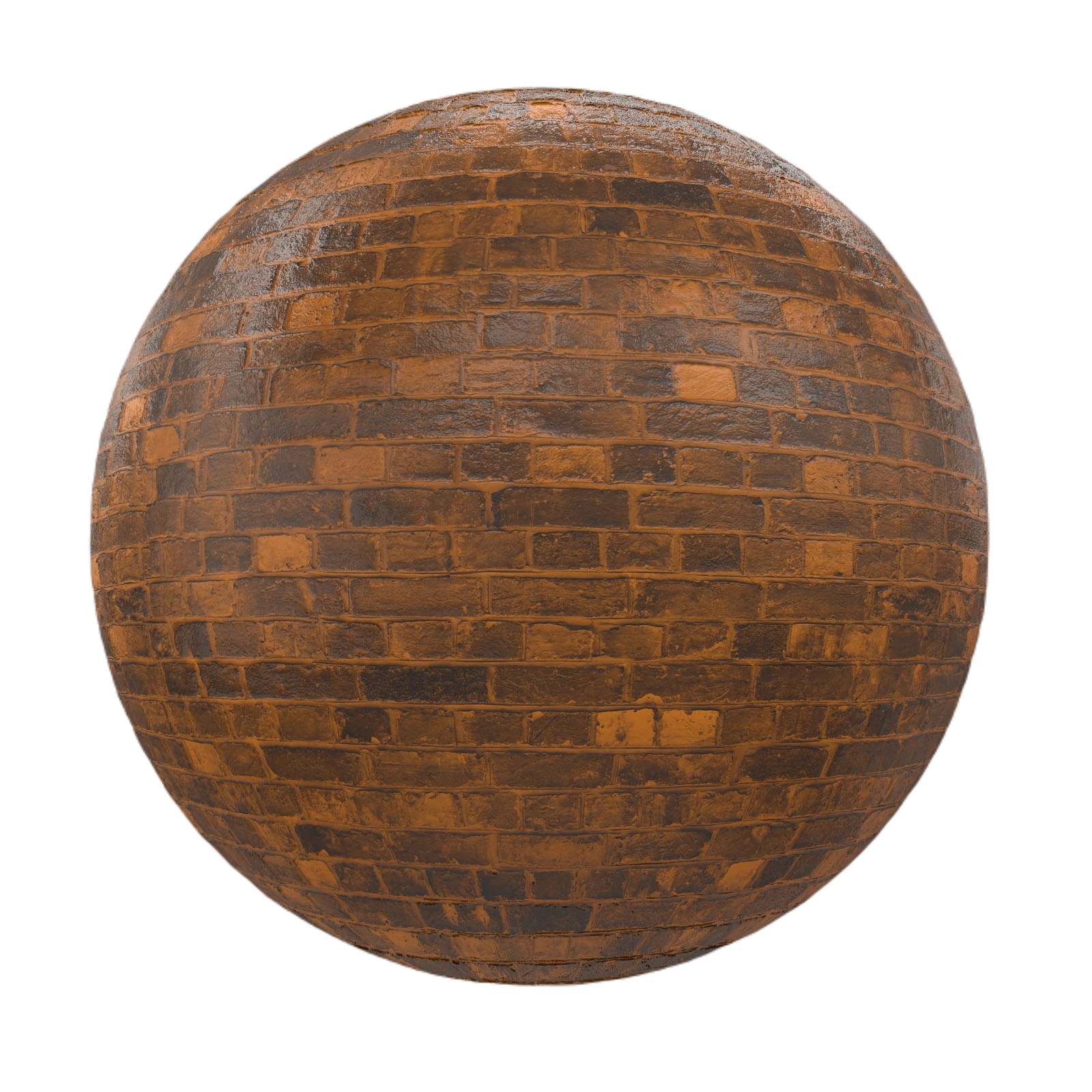 橙色砖墙9 CGAxis orange brick wall