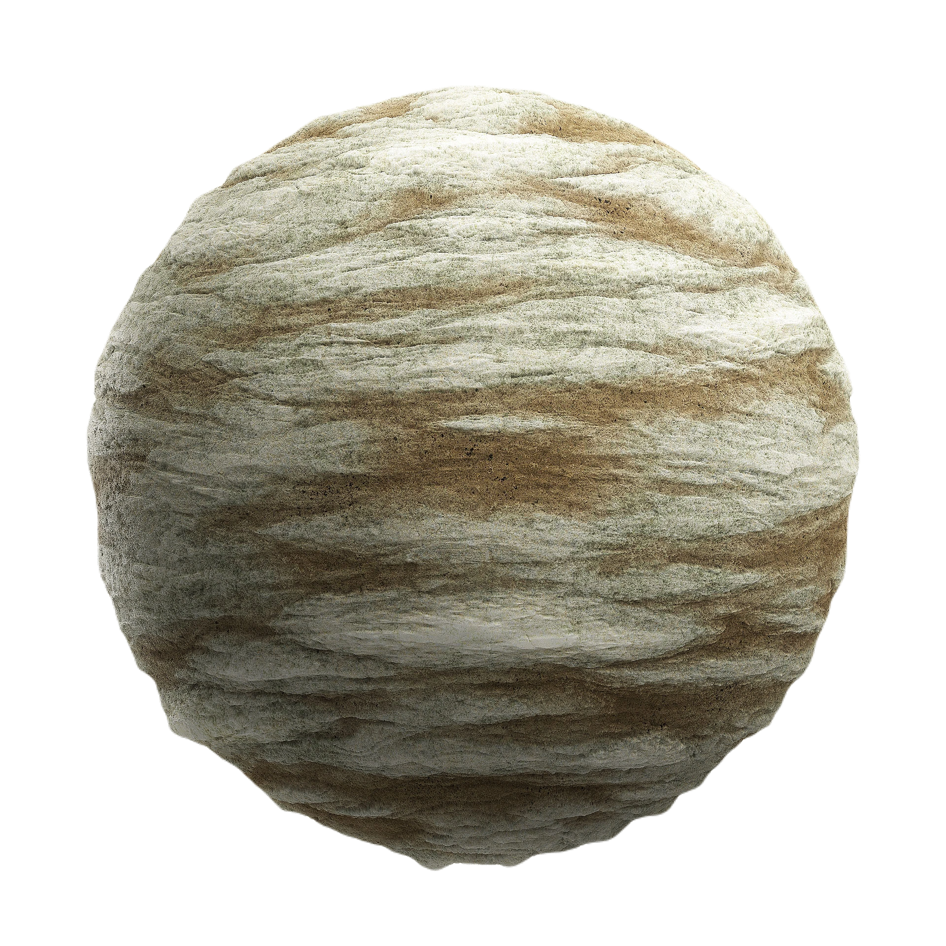 白色棕色沙漠岩石 CGAxis white brown desert rock