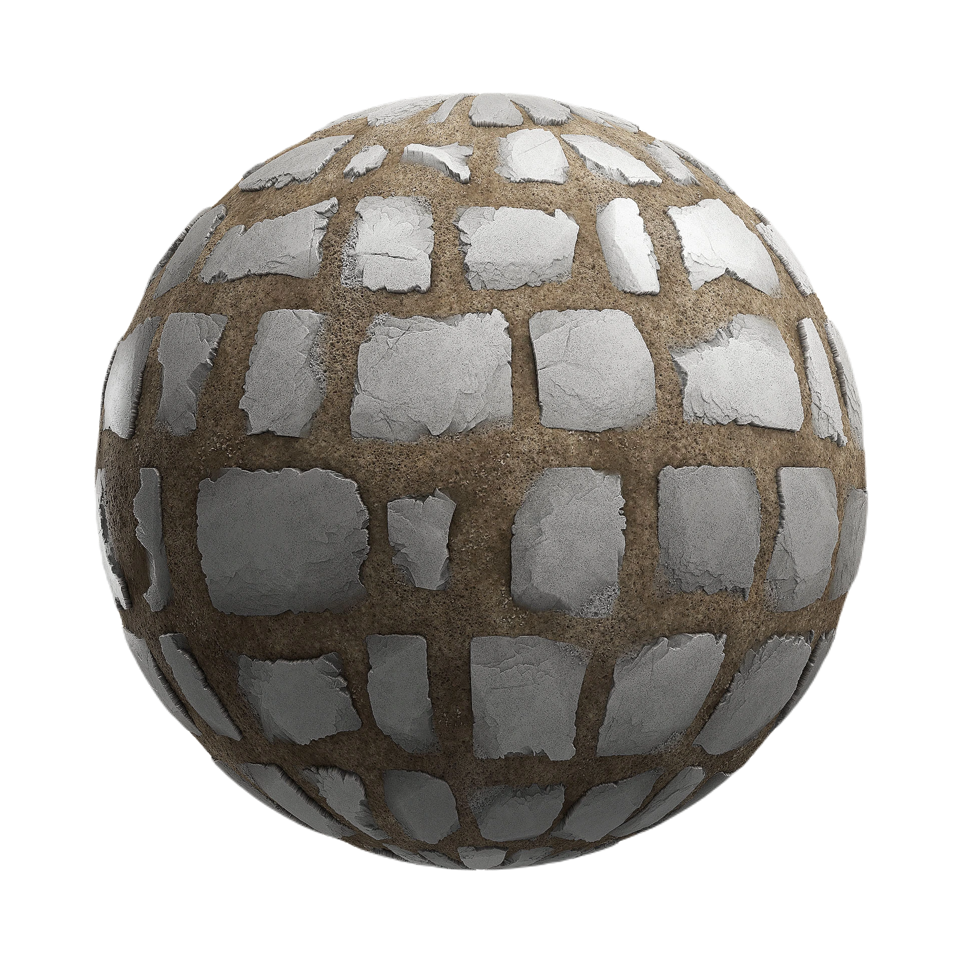 方形岩石砖块 CGAxis square rock tiles