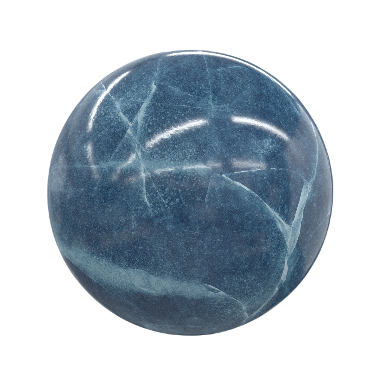 蓝色大理石石材02 CGAxis blue marble