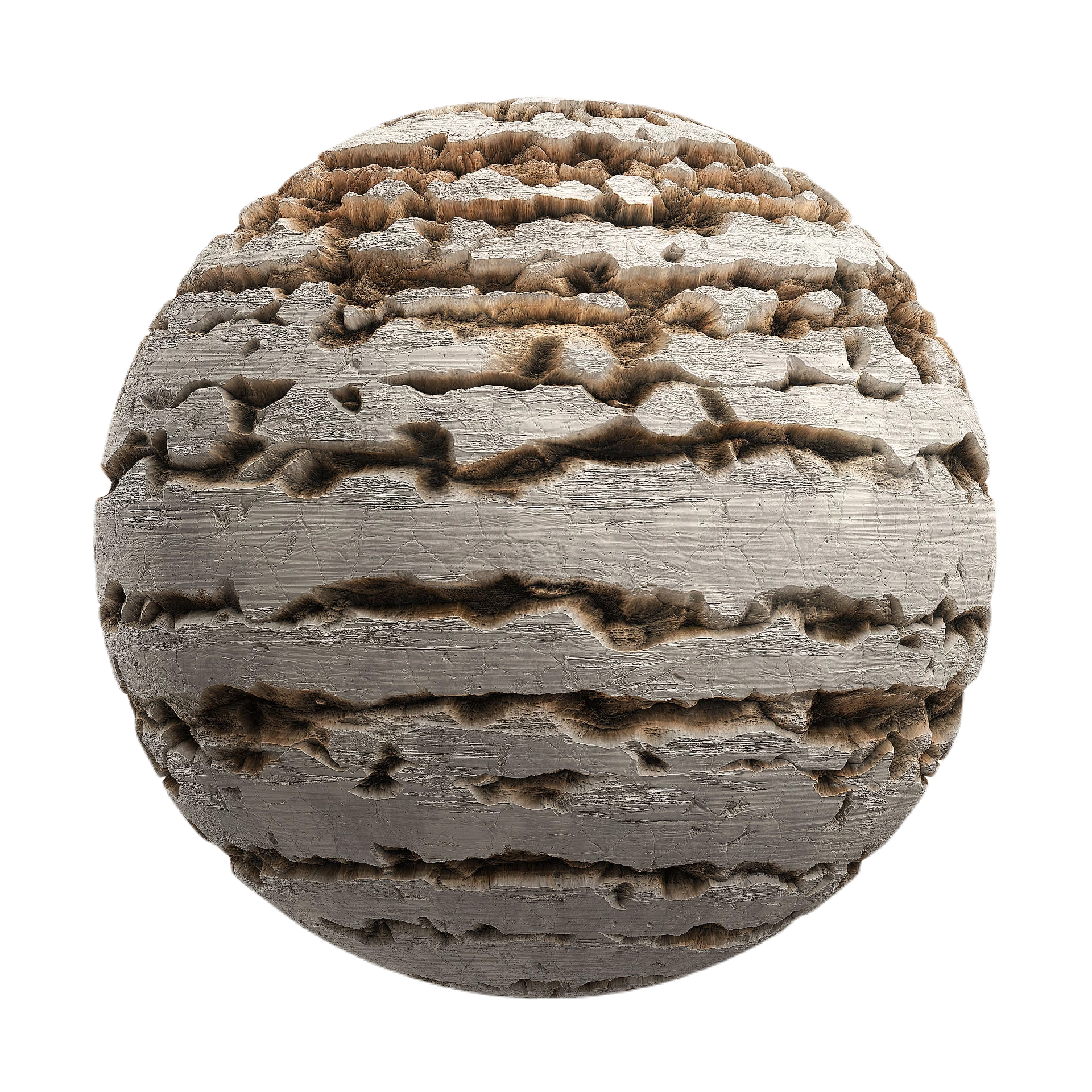 侵蚀白色岩石1 CGAxis eroded white rock