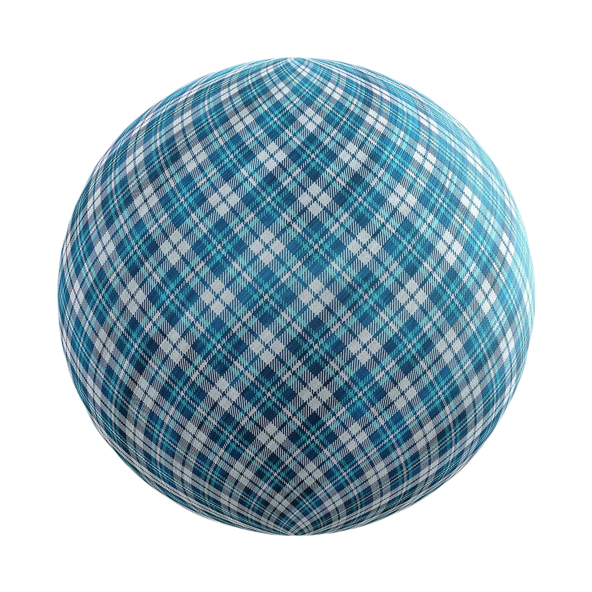 蓝色格子布料 CGAxis blue checkered fabric