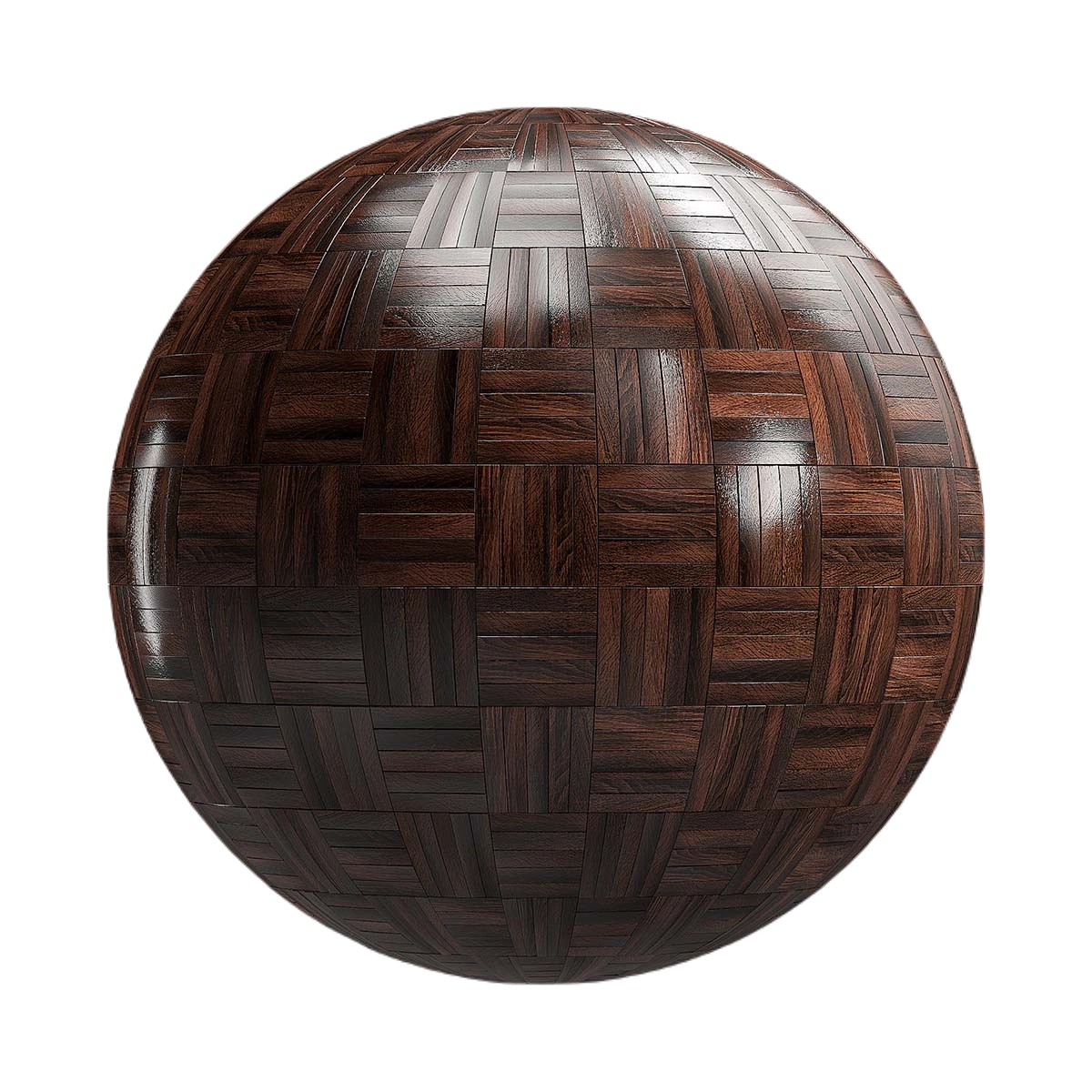 深色篮纹木拼花地板02 CGAxis dark basket wood parquet