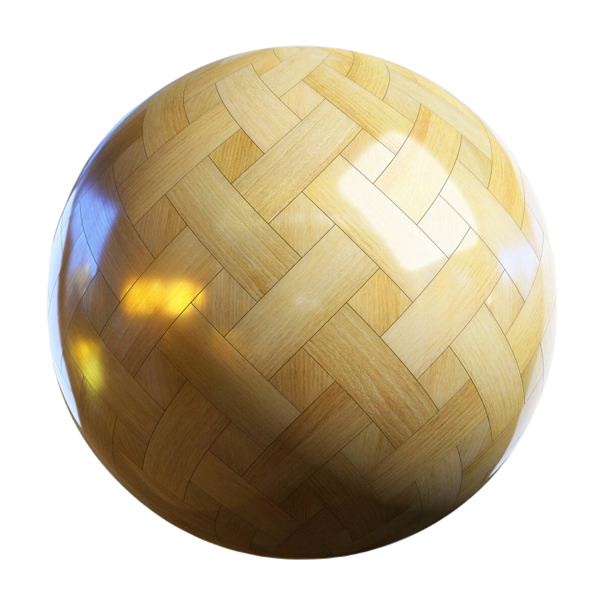 浅色编织木地板 CGAxis light basketweave wood parquet