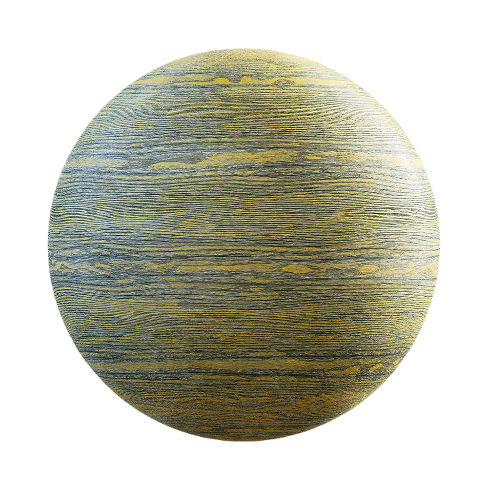 黄色油漆松木 CGAxis yellow painted pine wood