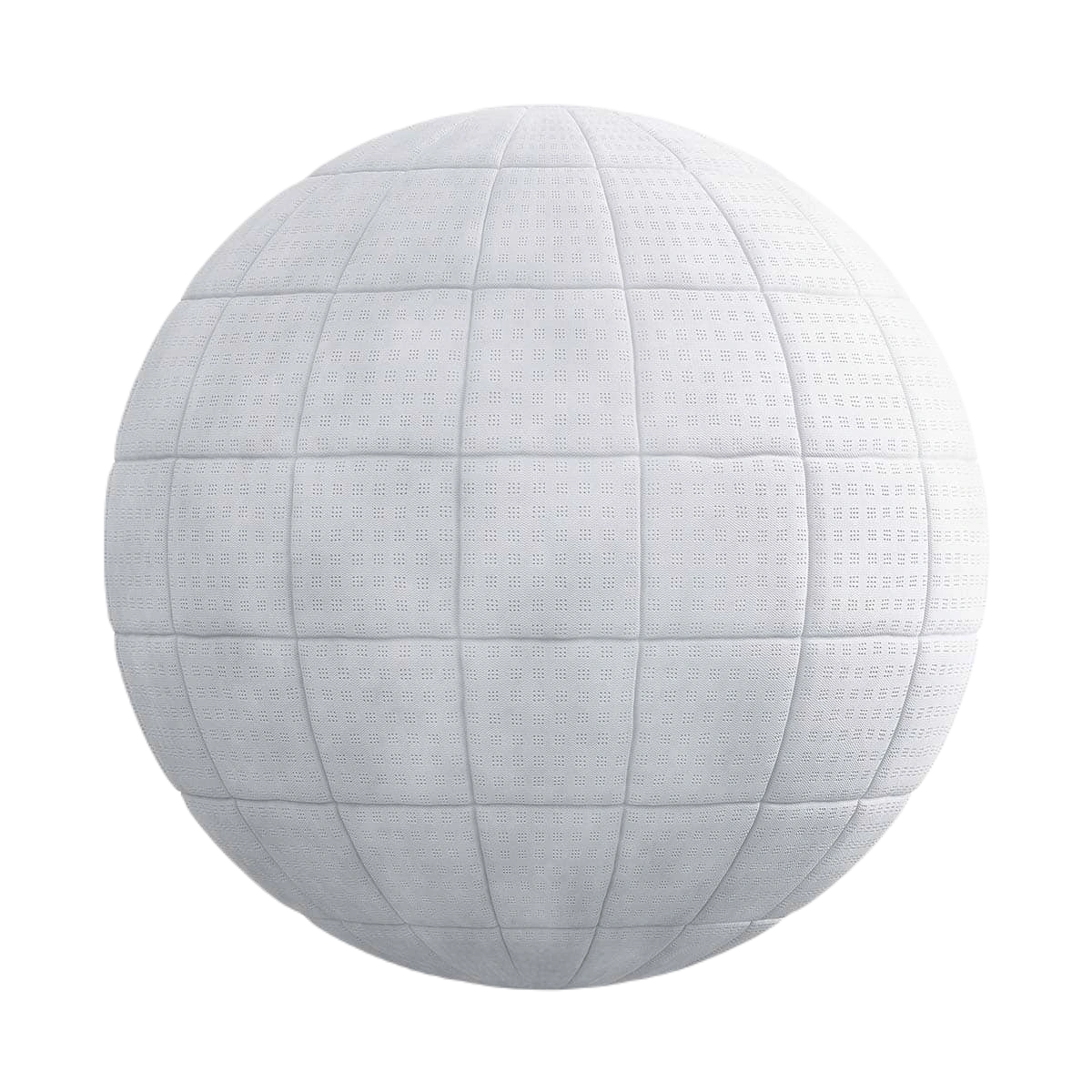 缝制白色面料1 CGAxis quilted white fabric