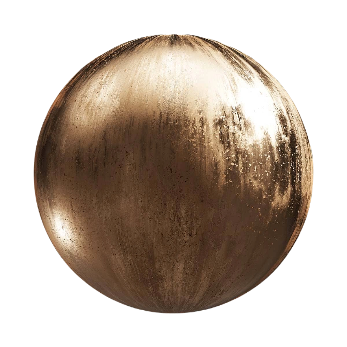 破损黄铜金属03 CGAxis damaged brass metal